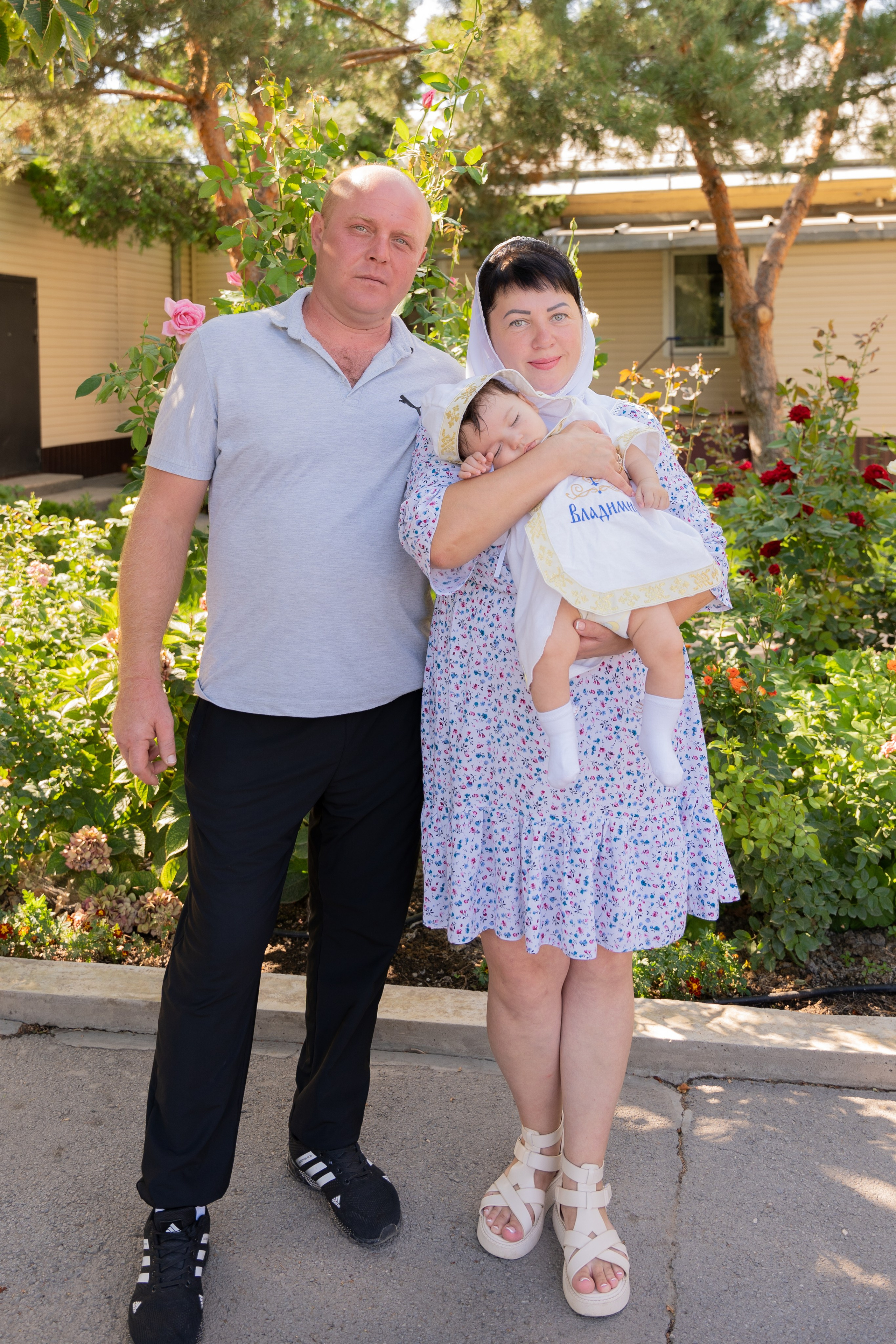 Крещение малыша Владимира: начало духовного пути. Фотограф |Ленинск, Волжский, Волгоград| Наталья Савилова