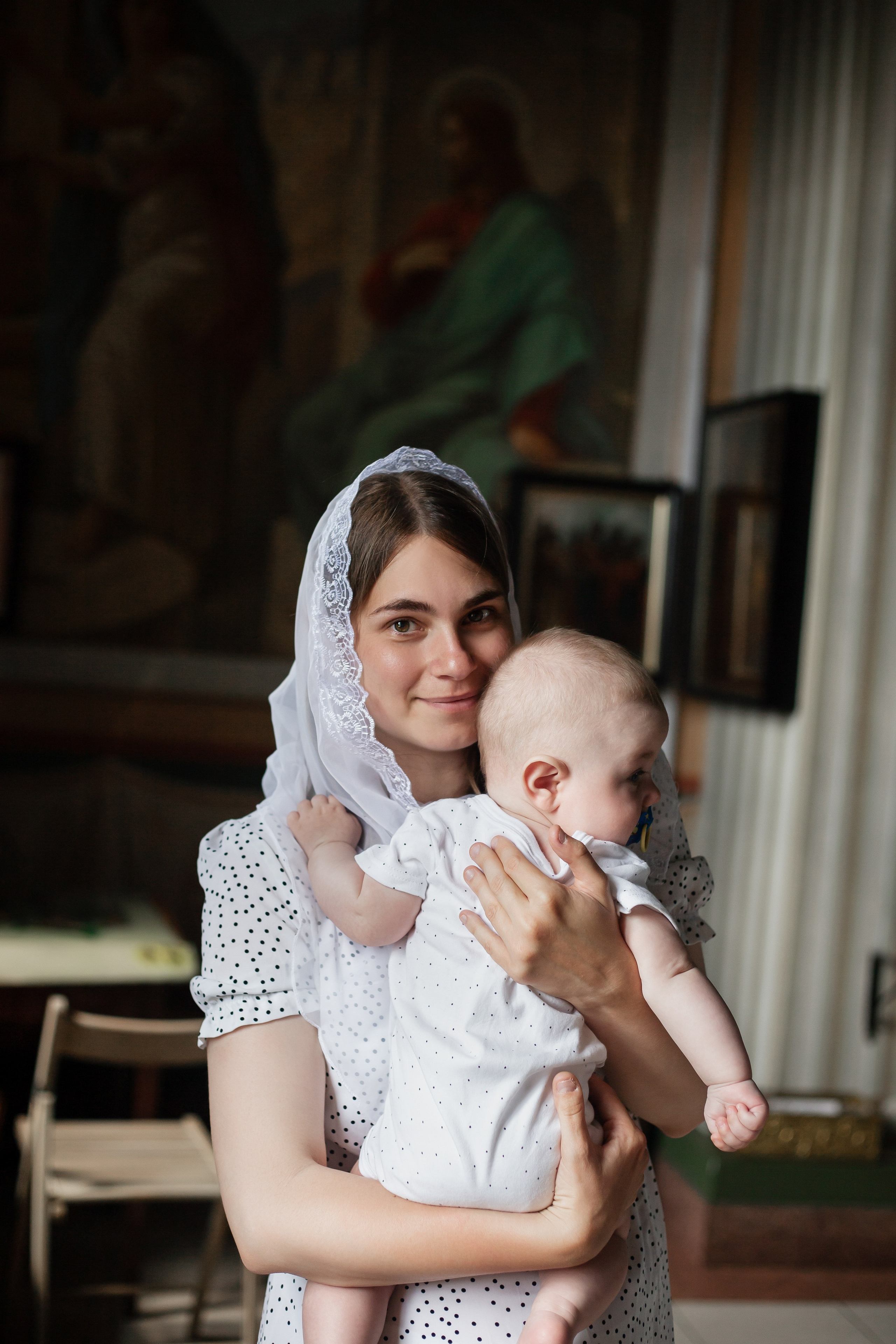 Крещение Андрюши, Храм Покрова Пресвятой Богородицы в селе Жестылево. Фотограф Дмитров и МО Валентина Халикова