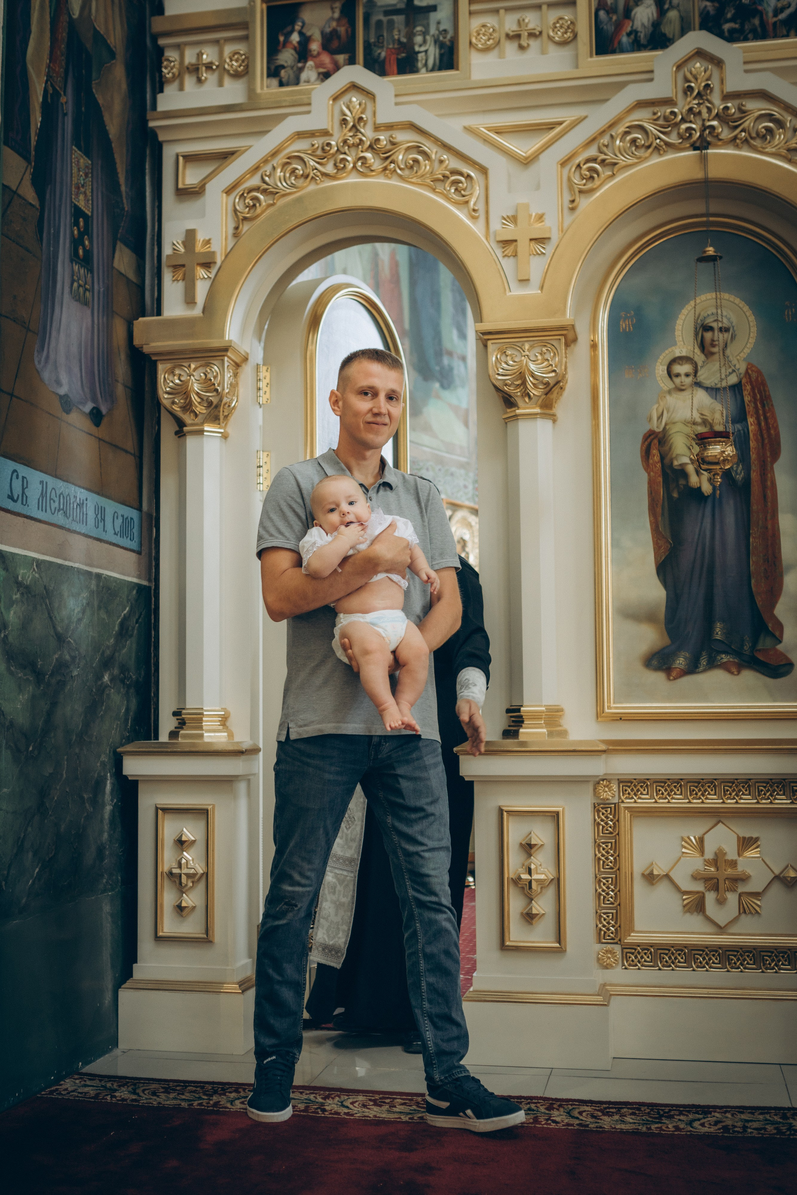 Крещение Тимофея. Семейный фотограф и фотограф на роды в Ростове-на-Дону Мухина Виктория