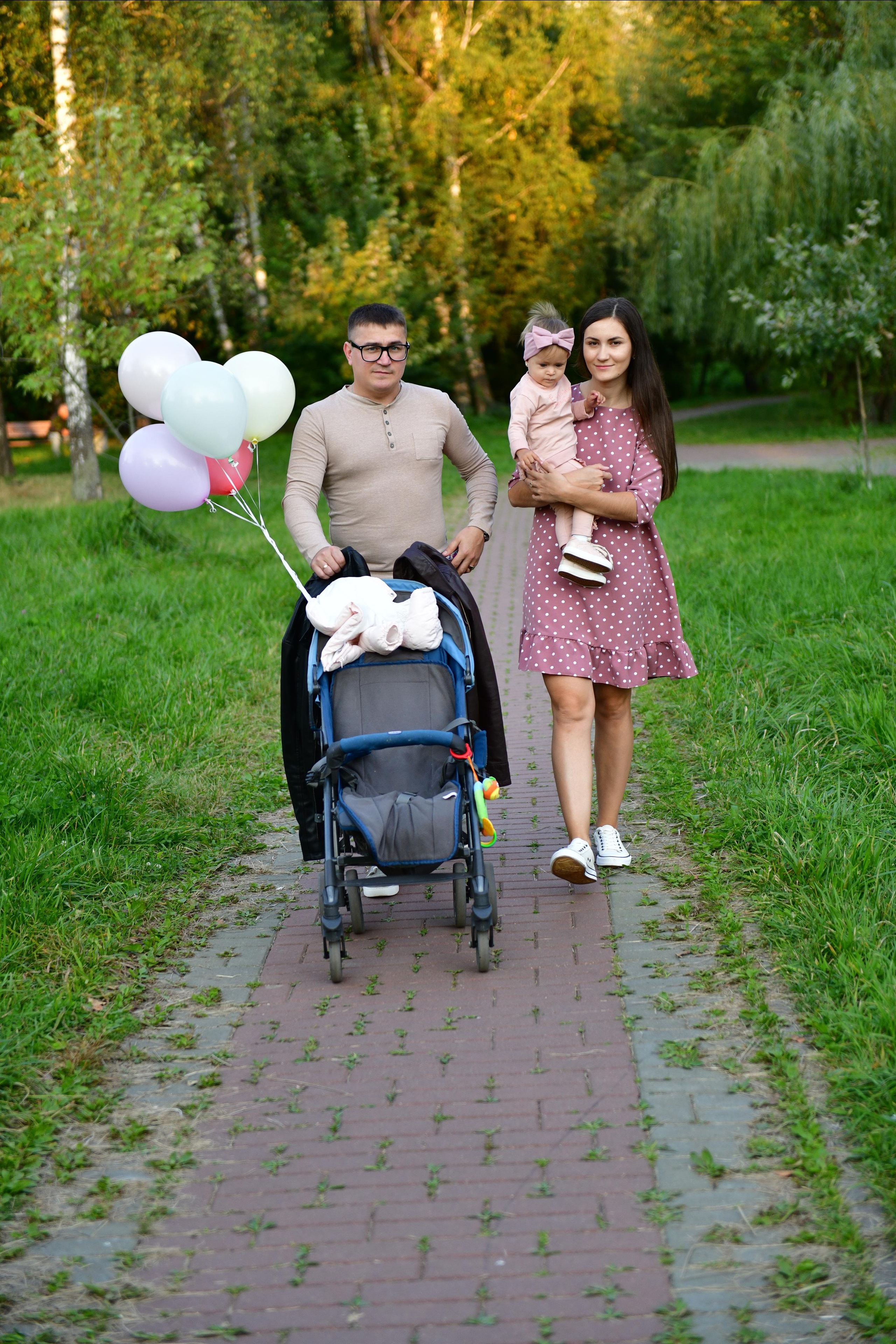 Евгения и Владимир с Мирославой. Свадебный и портретный фотограф в Москве Галина Борисова