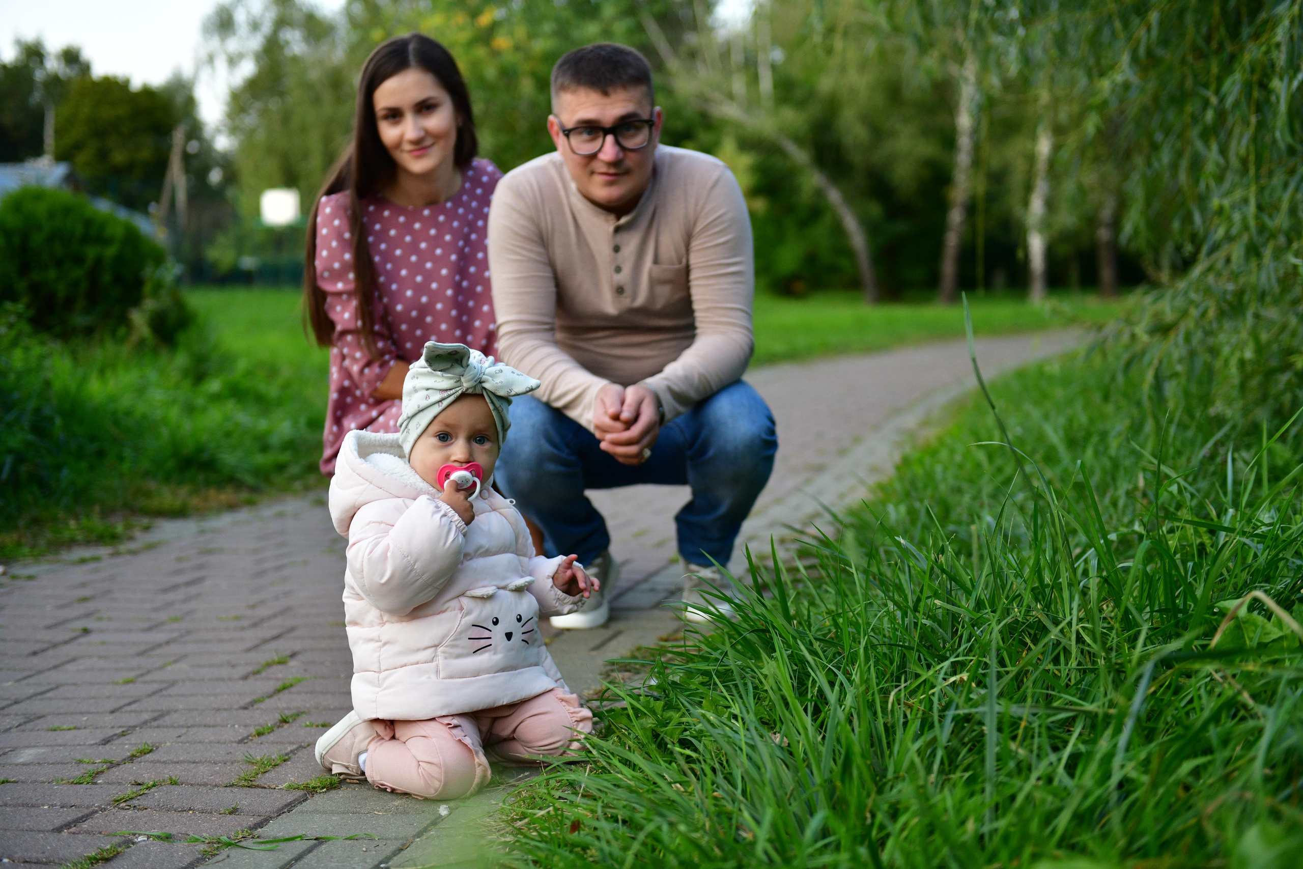 Евгения и Владимир с Мирославой. Свадебный и портретный фотограф в Москве Галина Борисова