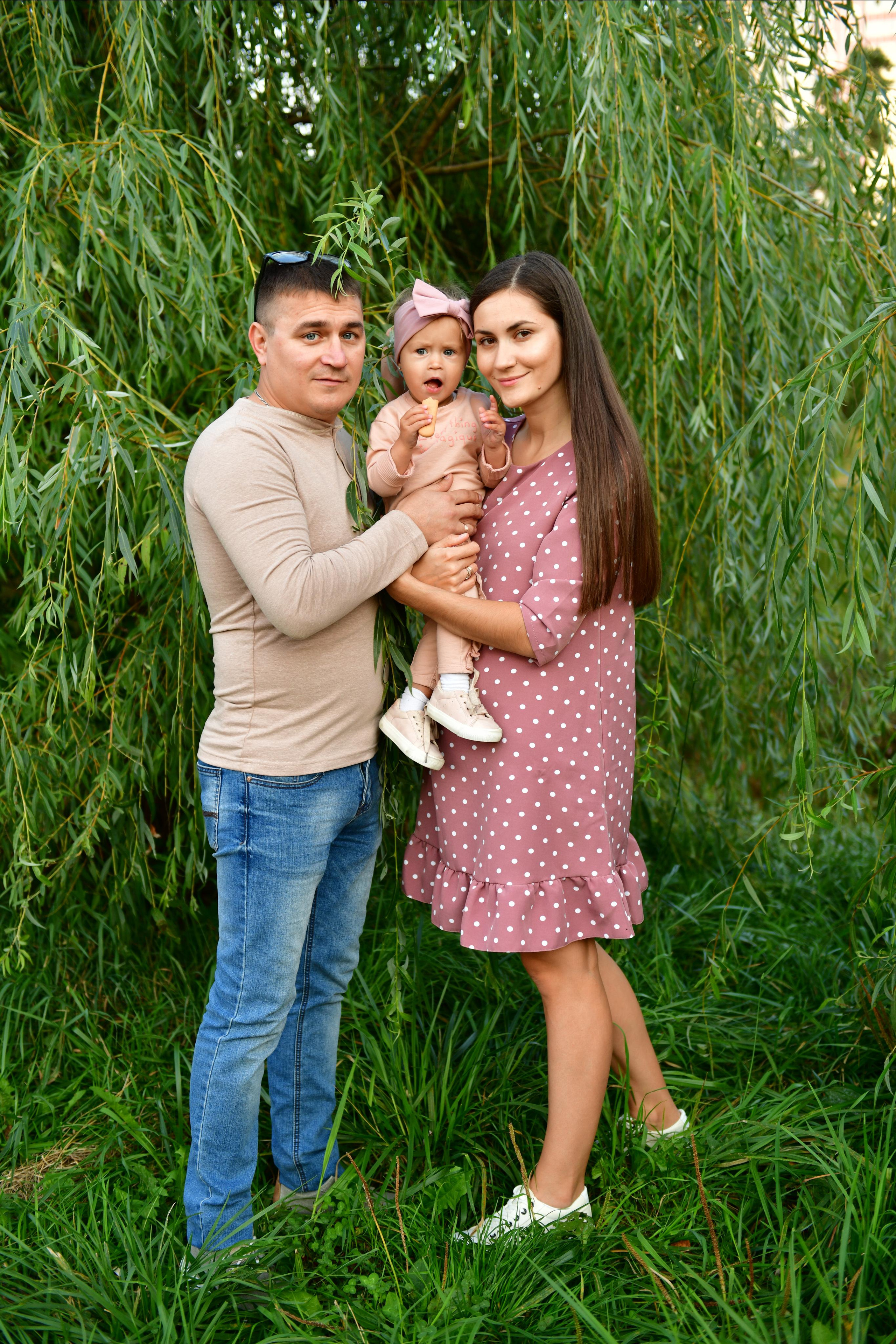 Евгения и Владимир с Мирославой. Свадебный и портретный фотограф в Москве Галина Борисова