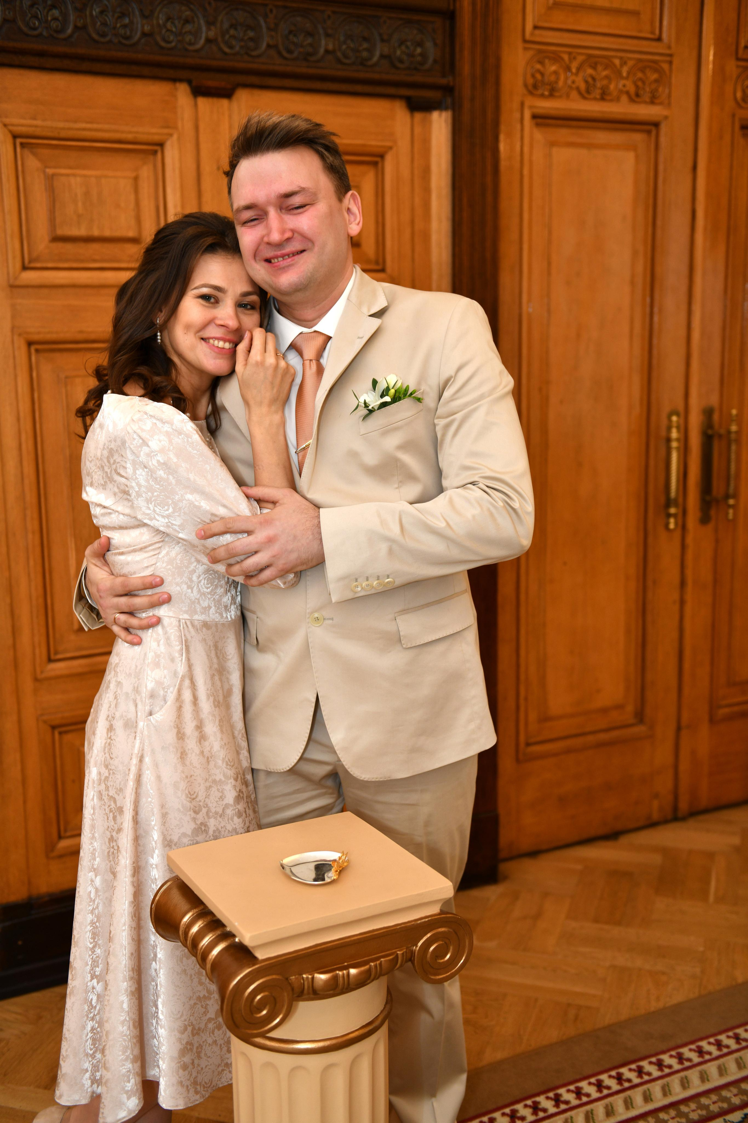 Регистрация брака Елены и Олега. Свадебный и портретный фотограф в Москве Галина Борисова