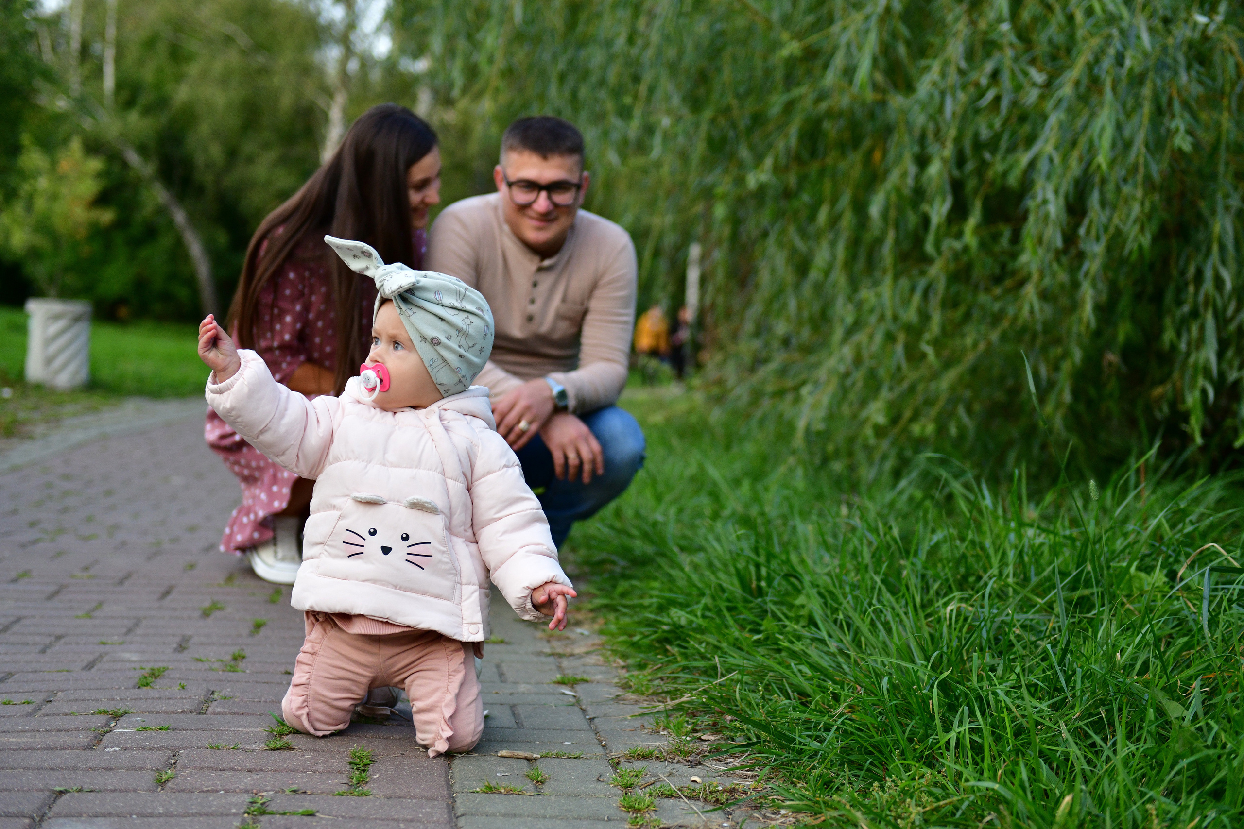 Евгения и Владимир с Мирославой. Свадебный и портретный фотограф в Москве Галина Борисова