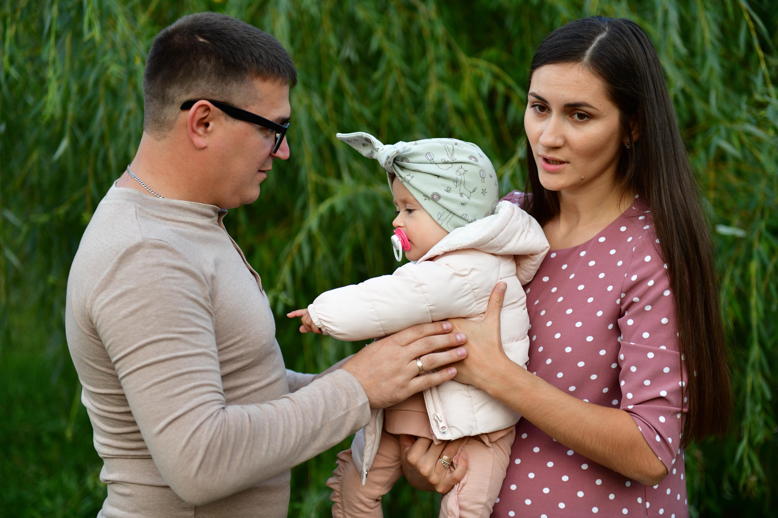 Евгения и Владимир с Мирославой. Свадебный и портретный фотограф в Москве Галина Борисова