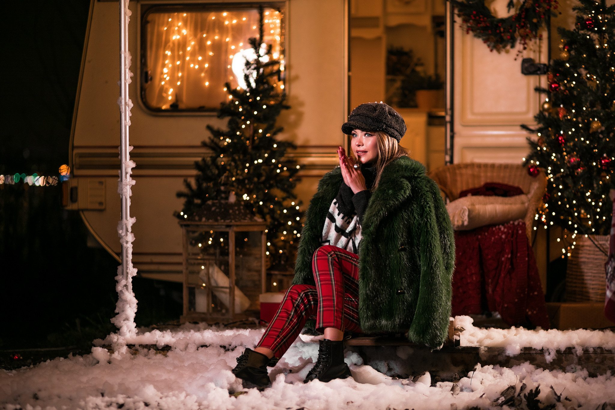 Семейная новогодняя фотосессия. Семейный и свадебный фотограф в Санкт-Петербурге Таша Семёнова