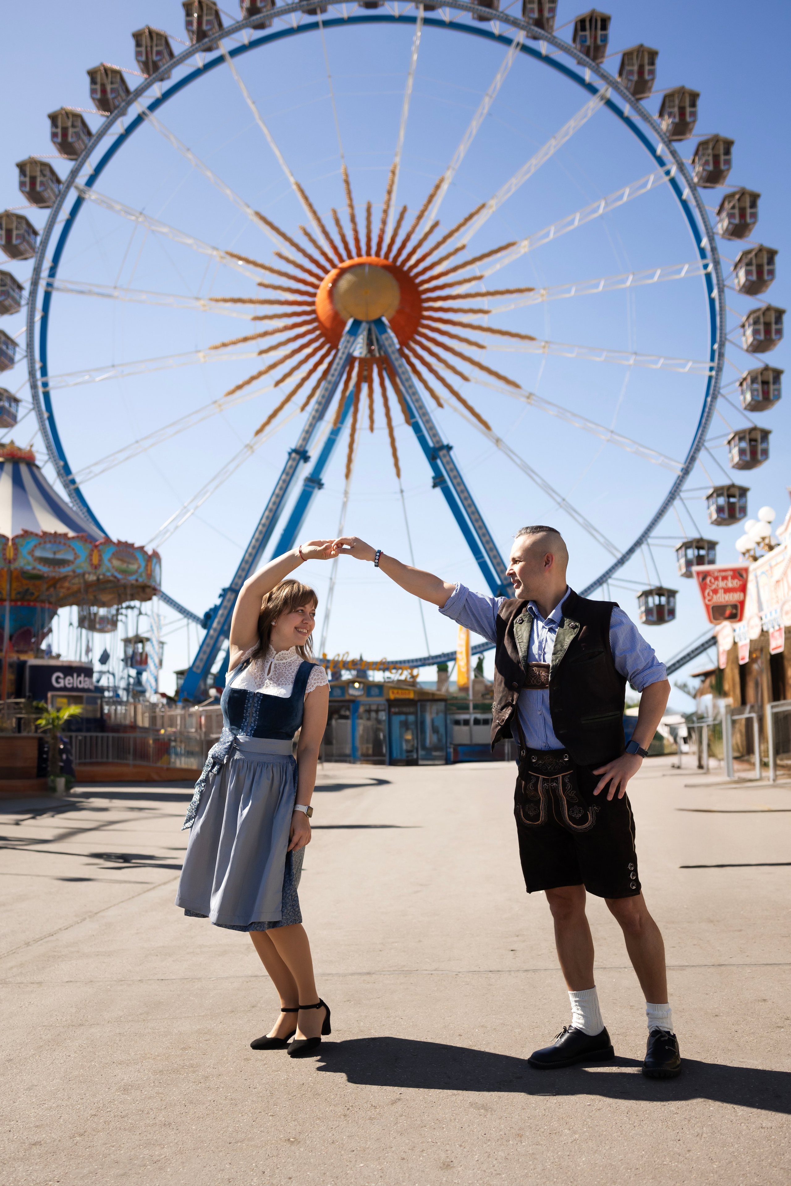 Frühlingsfest. Photographer in Munich