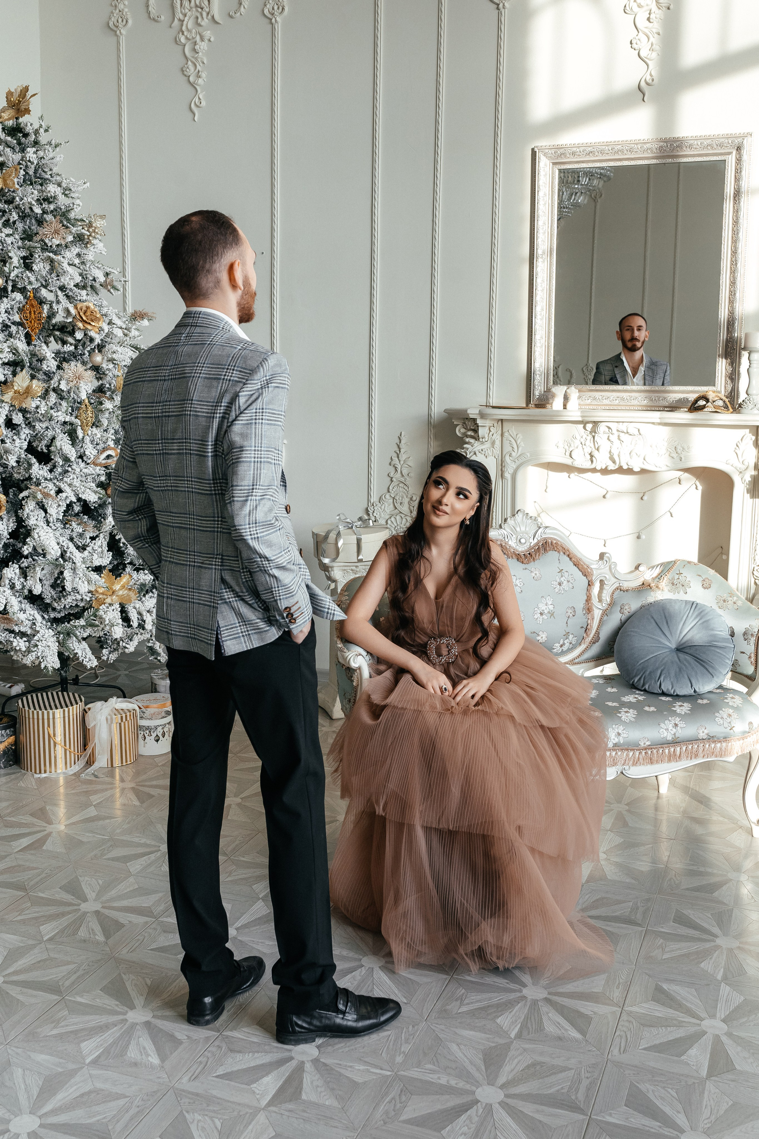 Свадебная фотосессия в студии. Фотограф Ким Наталья в Красноярске