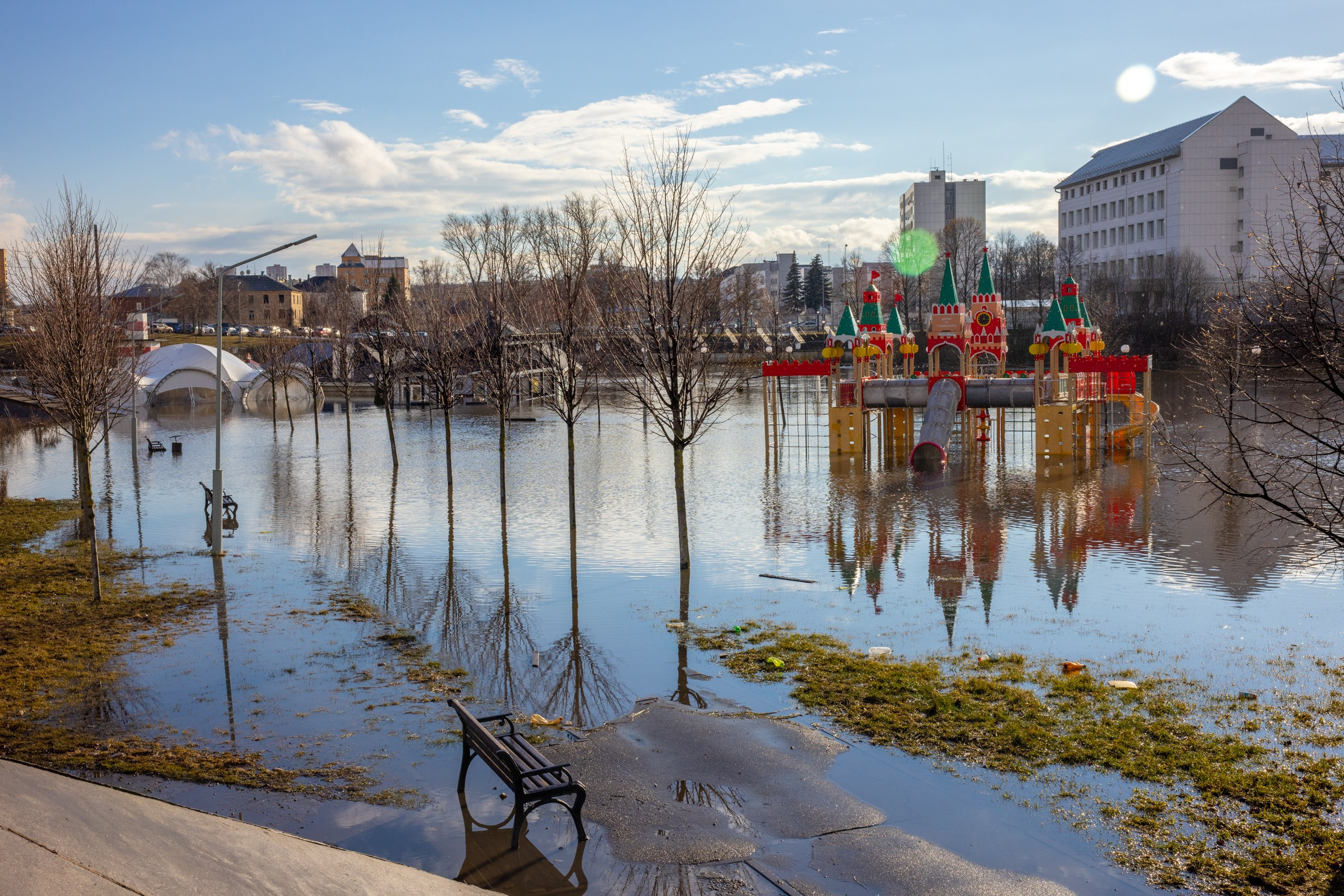 Паводок на Оке. Фотограф в Туле Крупский АнДРей. Фотостудия «КАДР71» в Туле