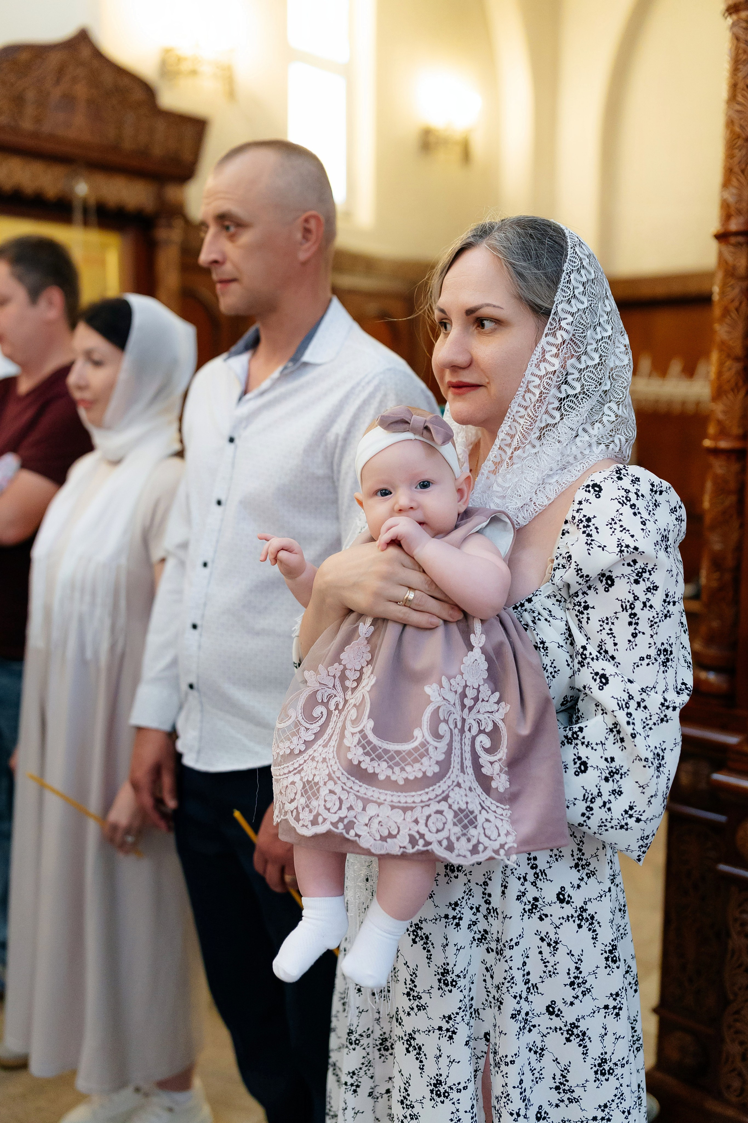 Крещение Анастасии. Семейный и детский фотограф в Москве Александра Мак