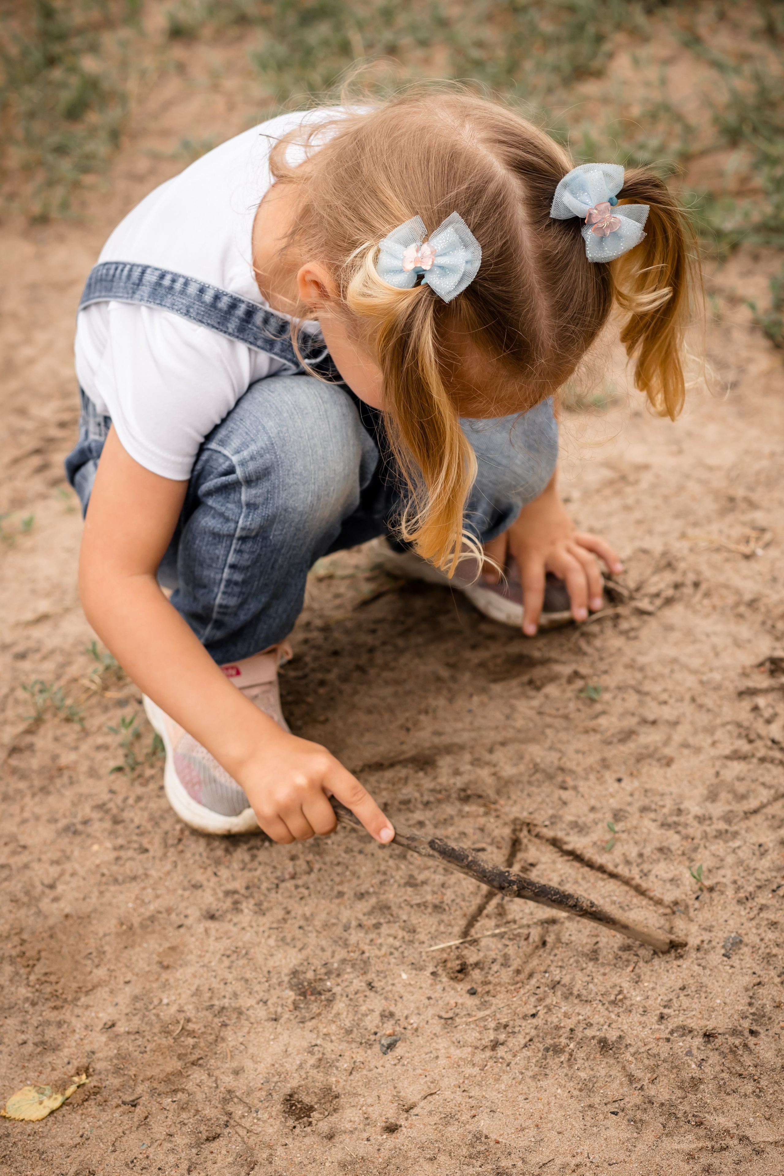 Катя с детками