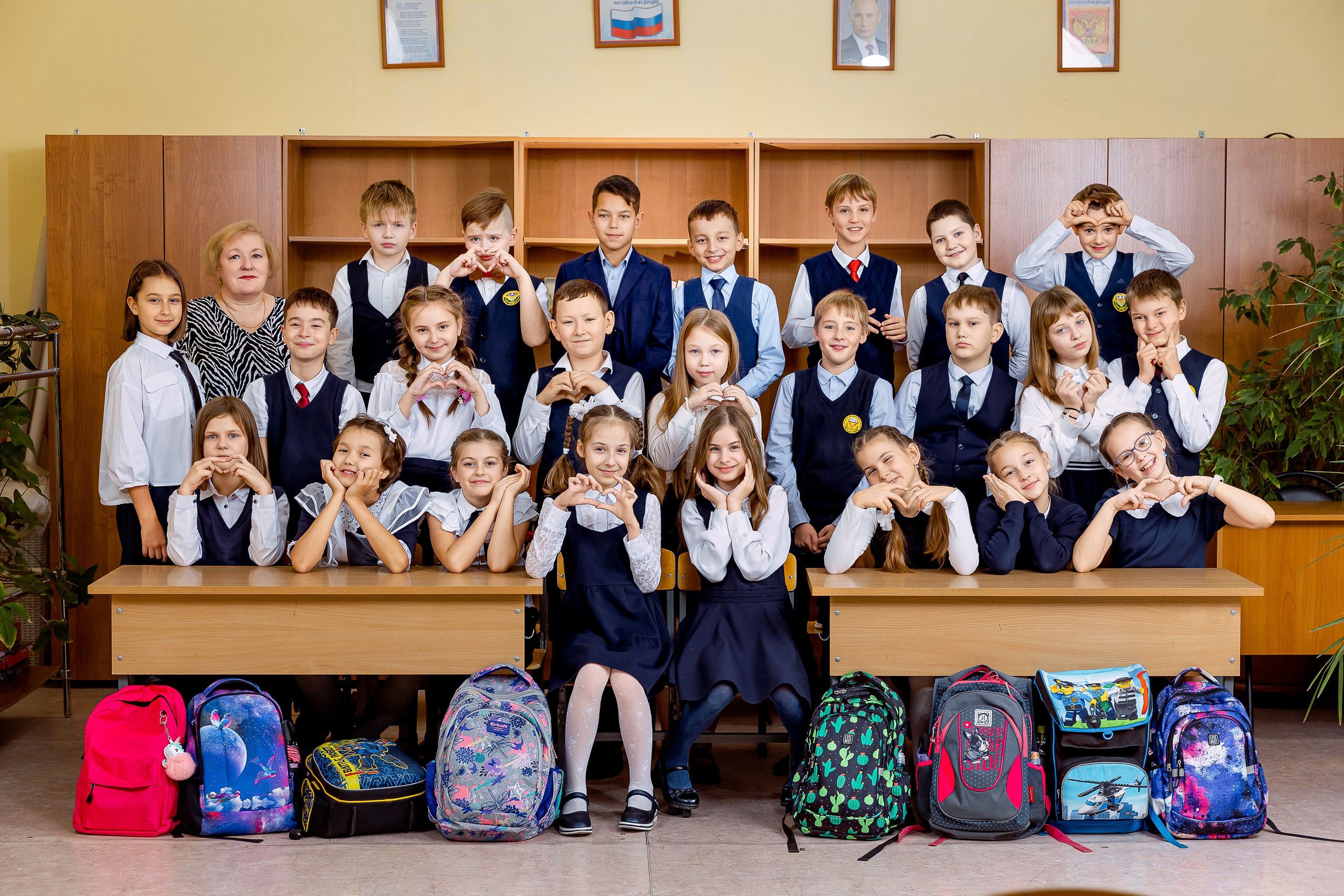 Общие фото класса. Семейный и детский фотограф Комина Елена, Власиха, Одинцово