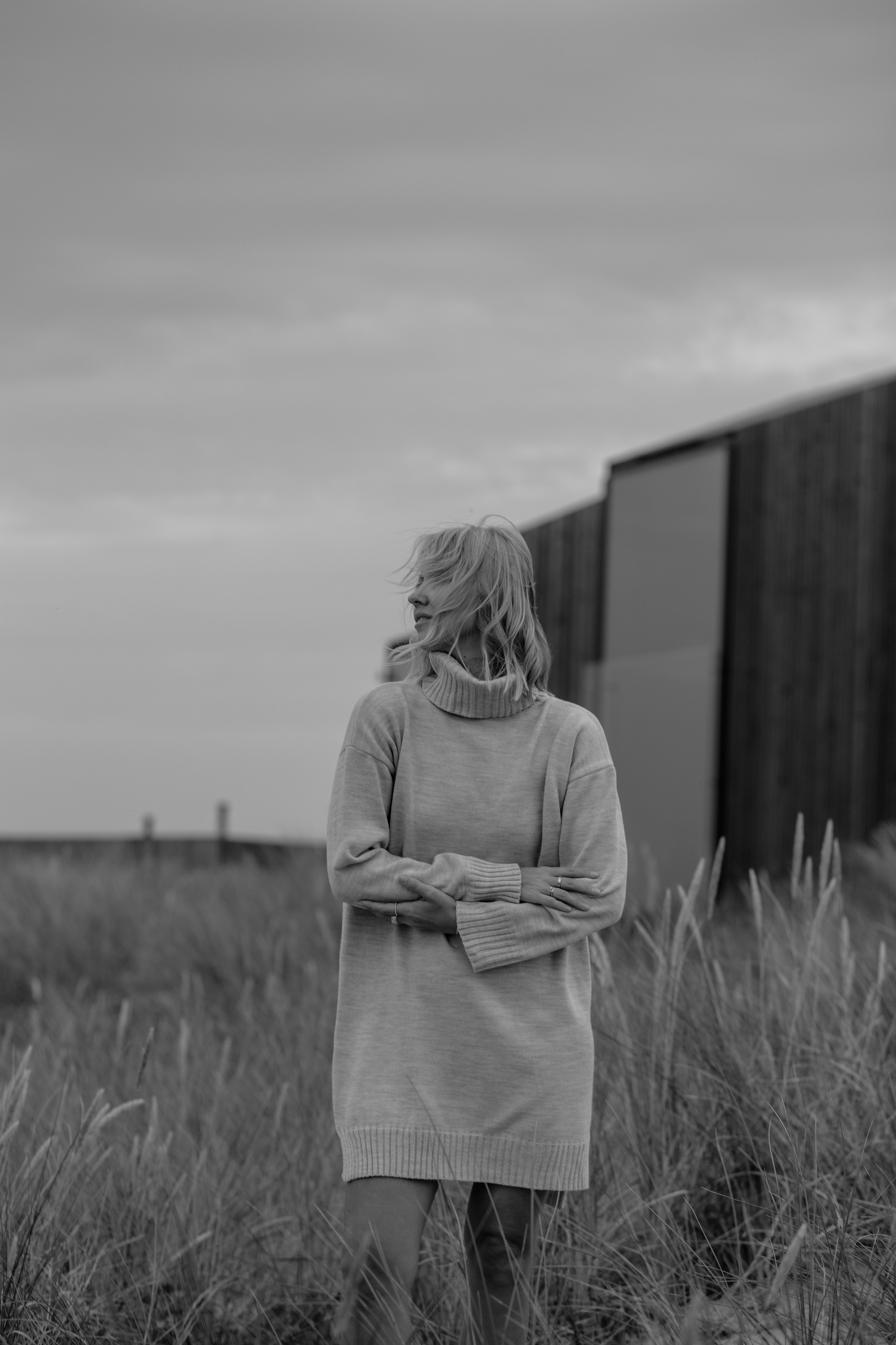 Вера в Янтарном. Перед дождем. Фотограф в Калининграде Решетникова Алина