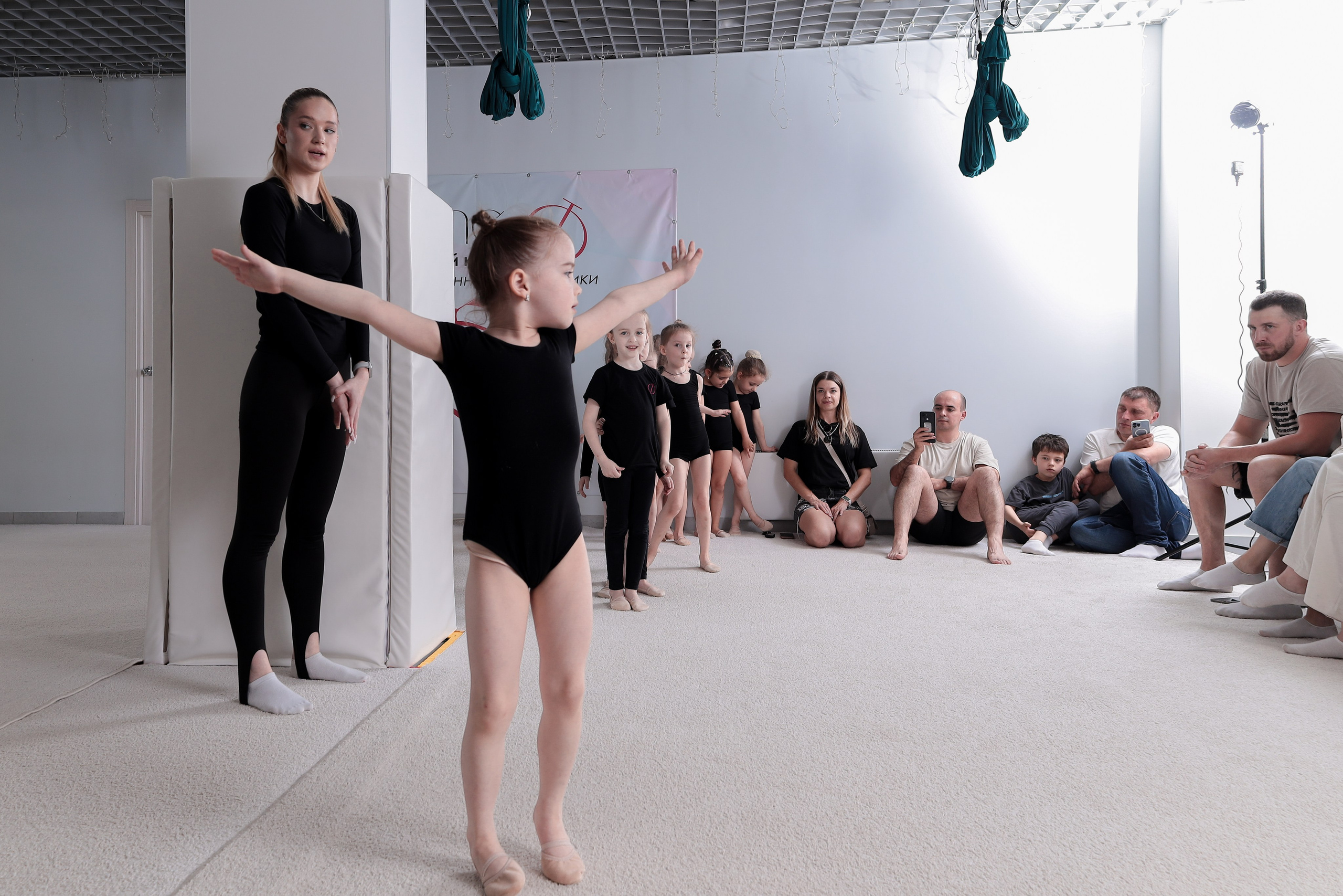 Открытый урок гимнастика. Фотограф Надршина Лилия