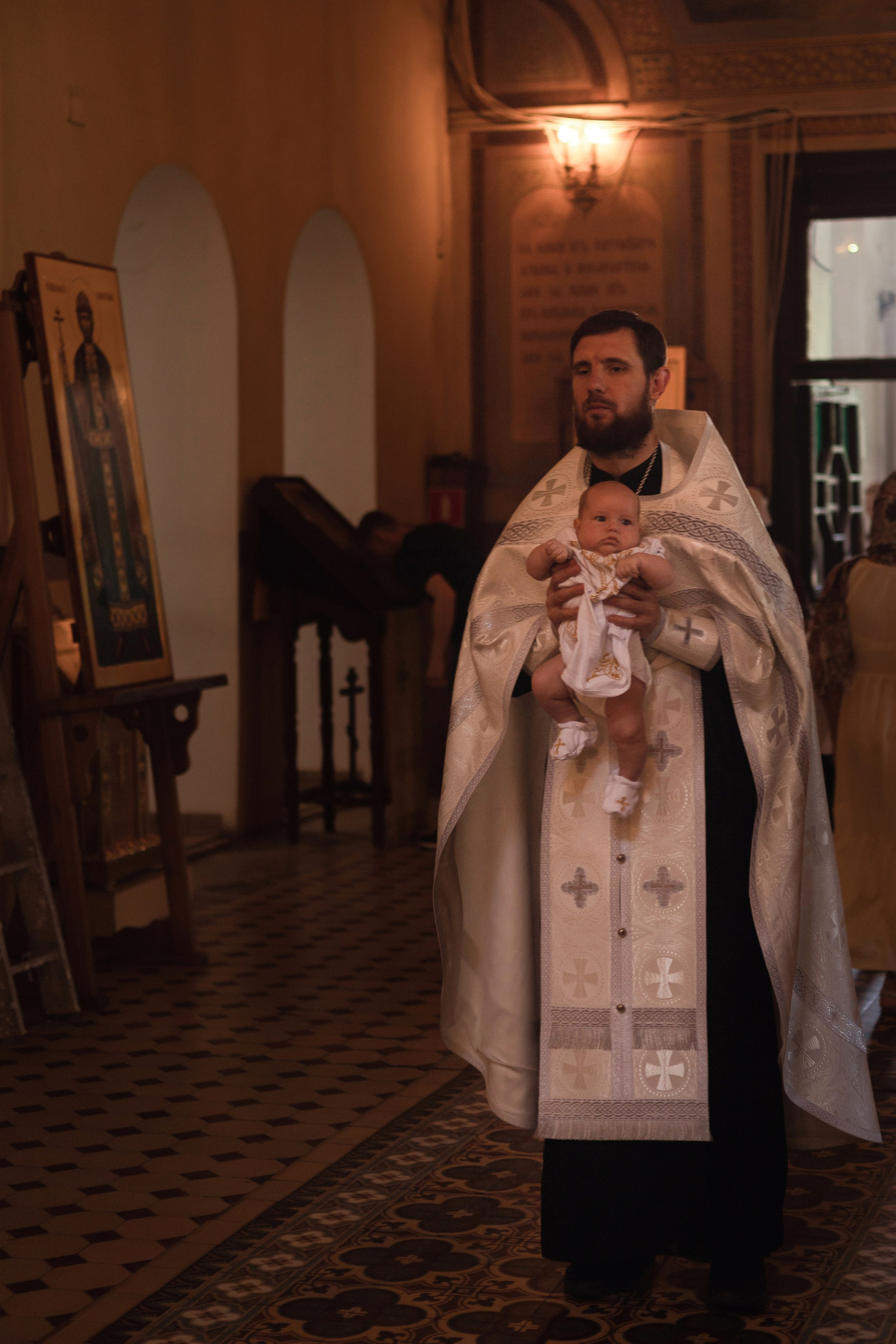 Таинство крещения. Фотограф новорожденных Саратов