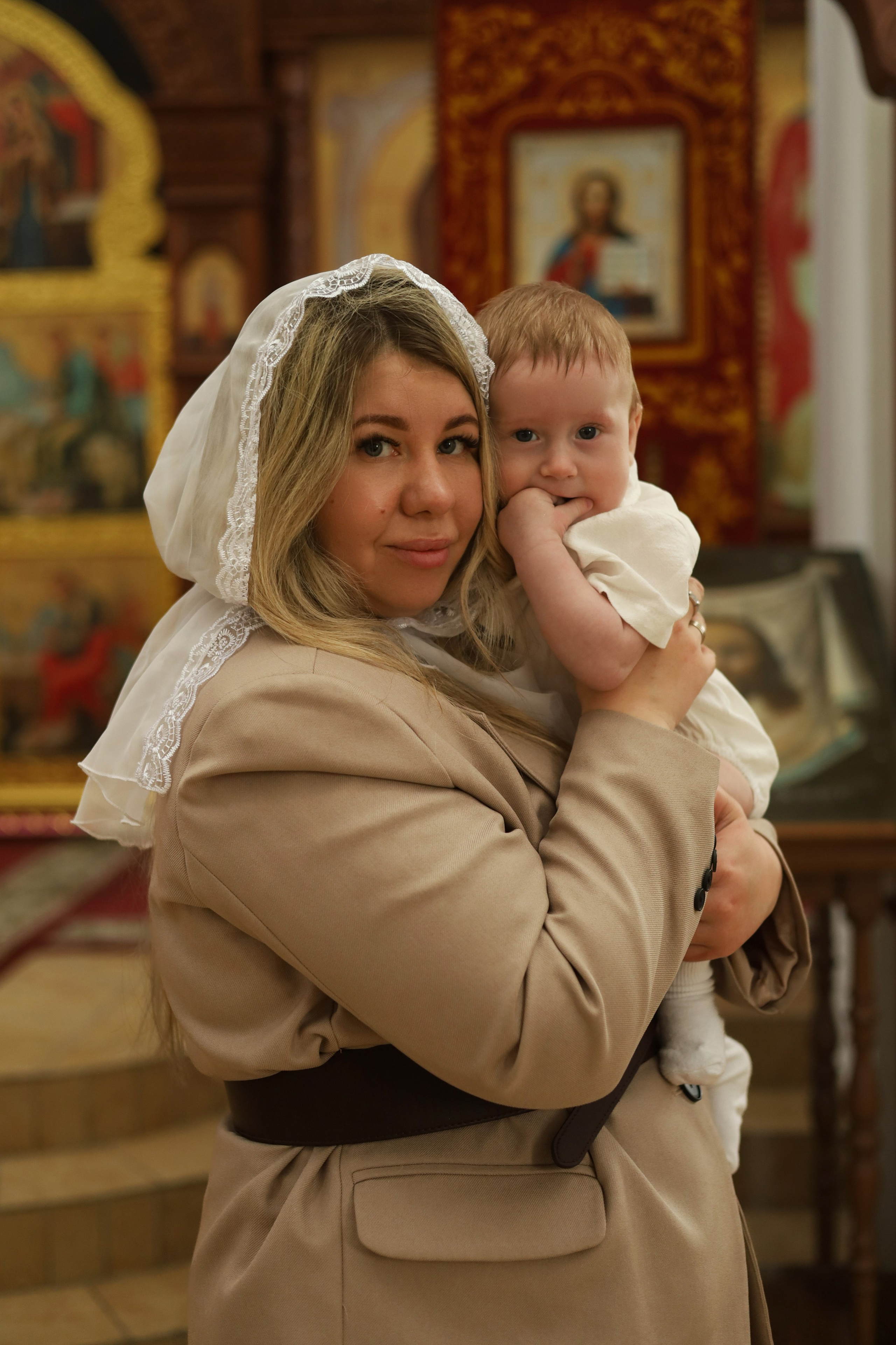 Таинство крещения. Фотограф новорожденных Саратов