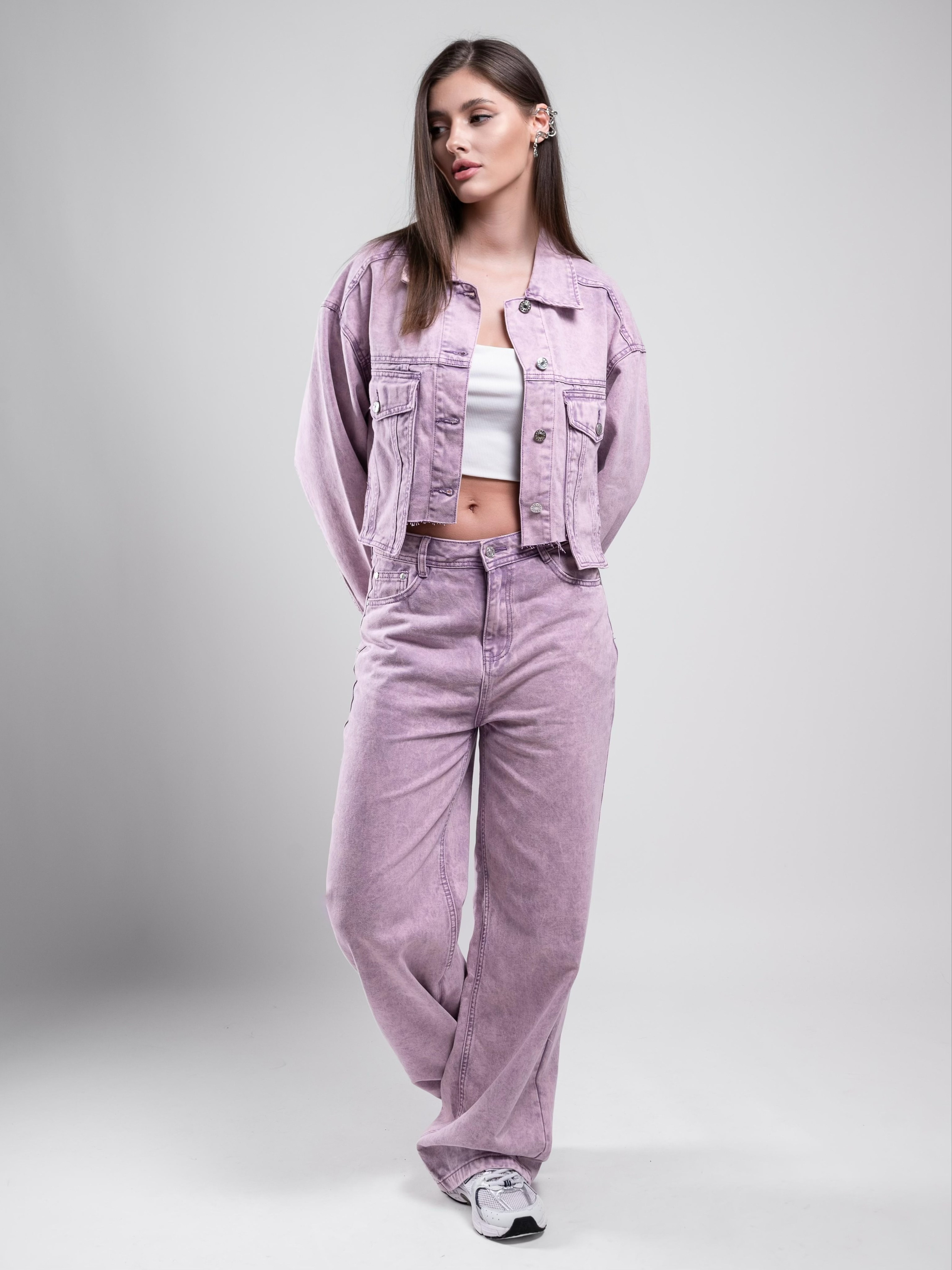 Джинсовые костюмы две модели. Предметный фотограф, фото для маркетплейсов Пятигорск, КМВ