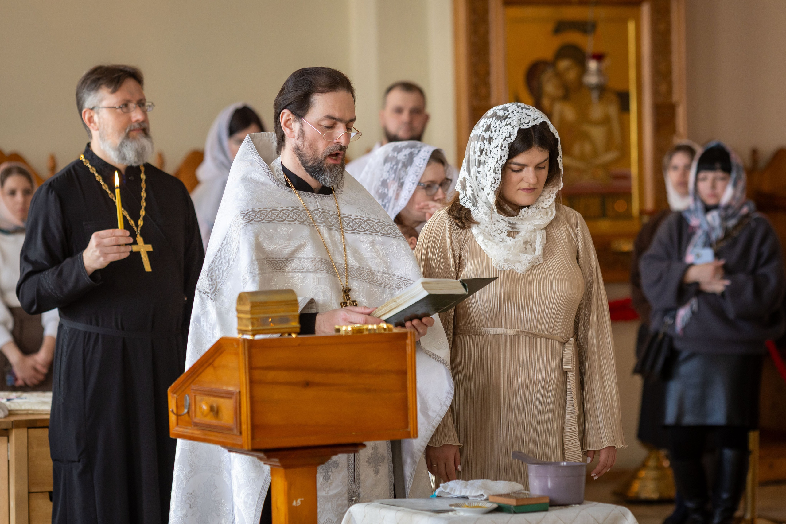 Крещение Милании. Семейный и детский фотограф Анна Петракова