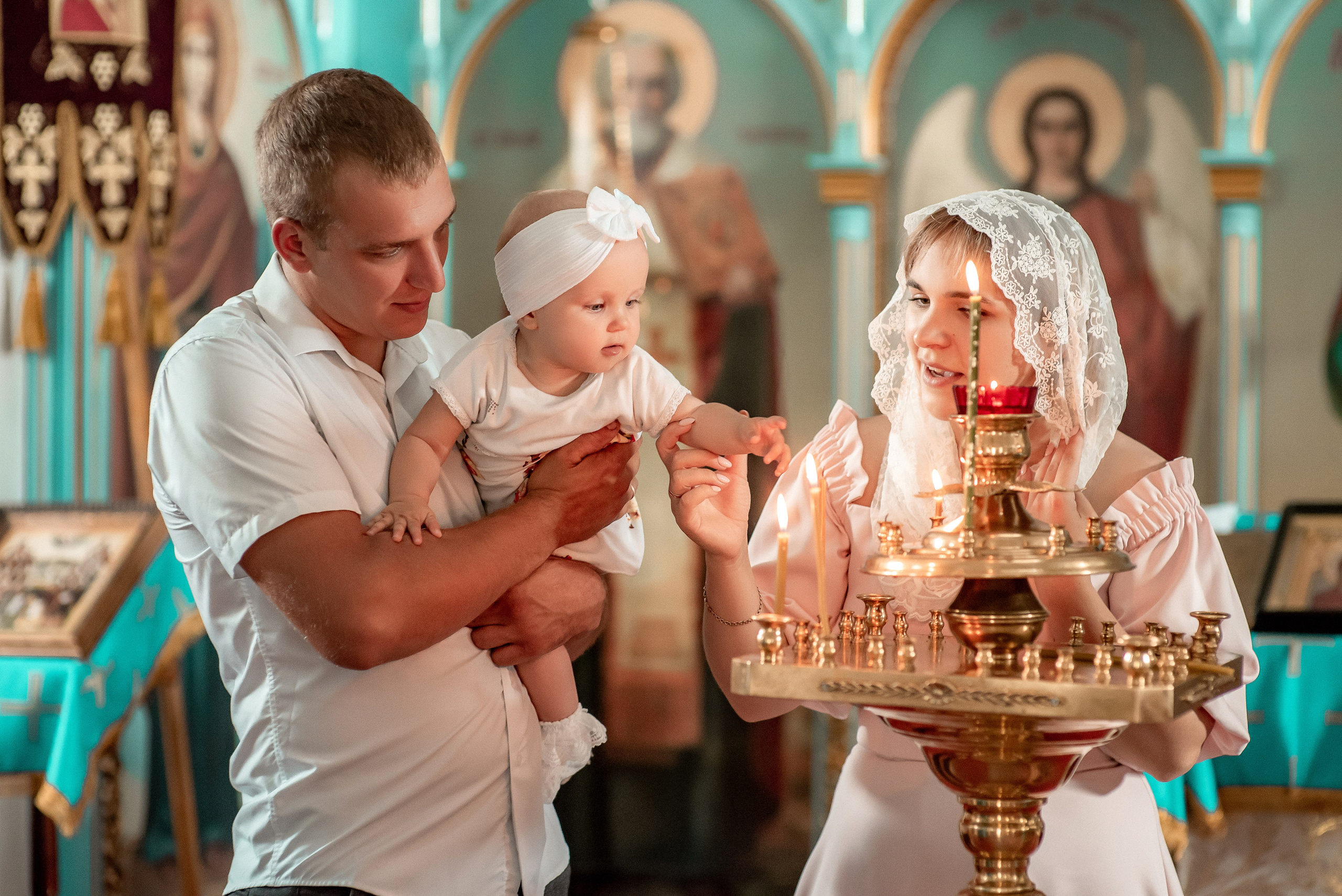 Крещение Лиза. Семейный и детский фотограф Наталья Горда