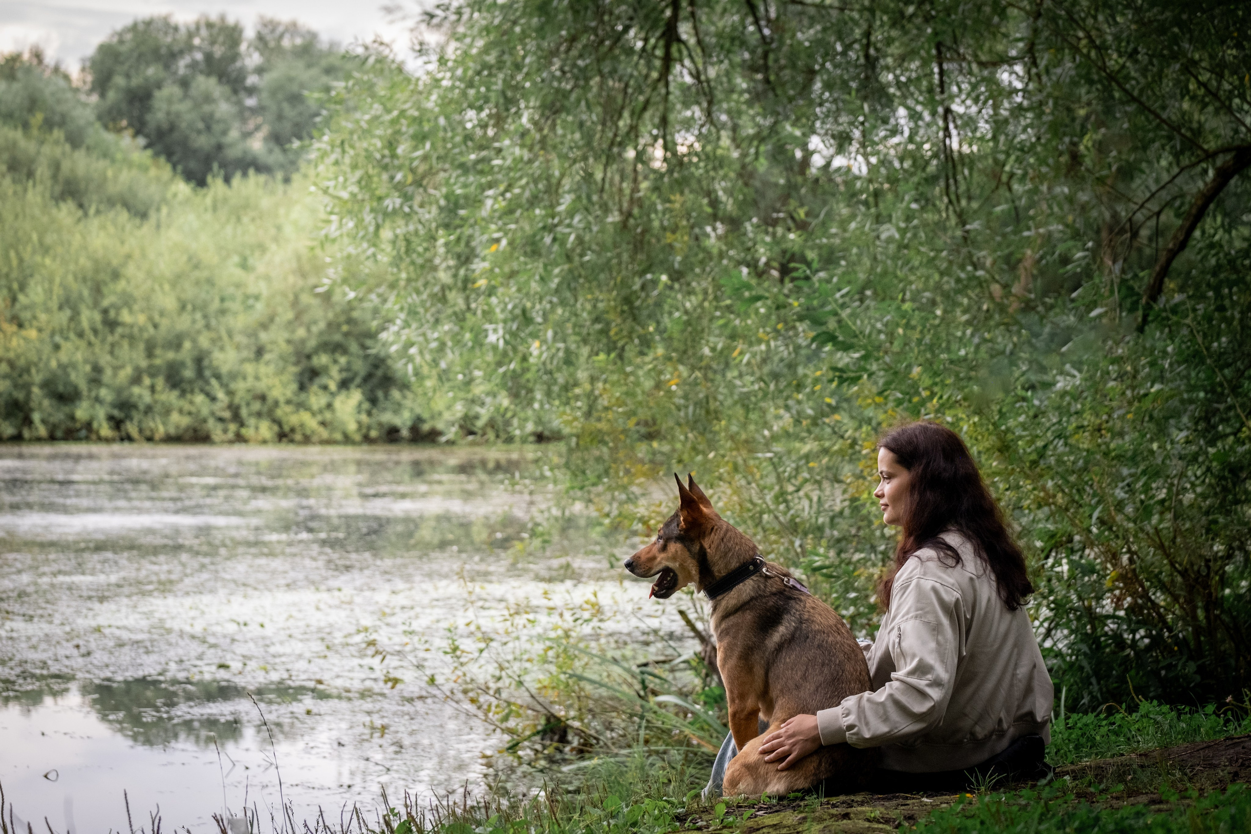 Надя и Луна. Зоофотограф, фотограф животных в Москве и области Дина Дамоцева