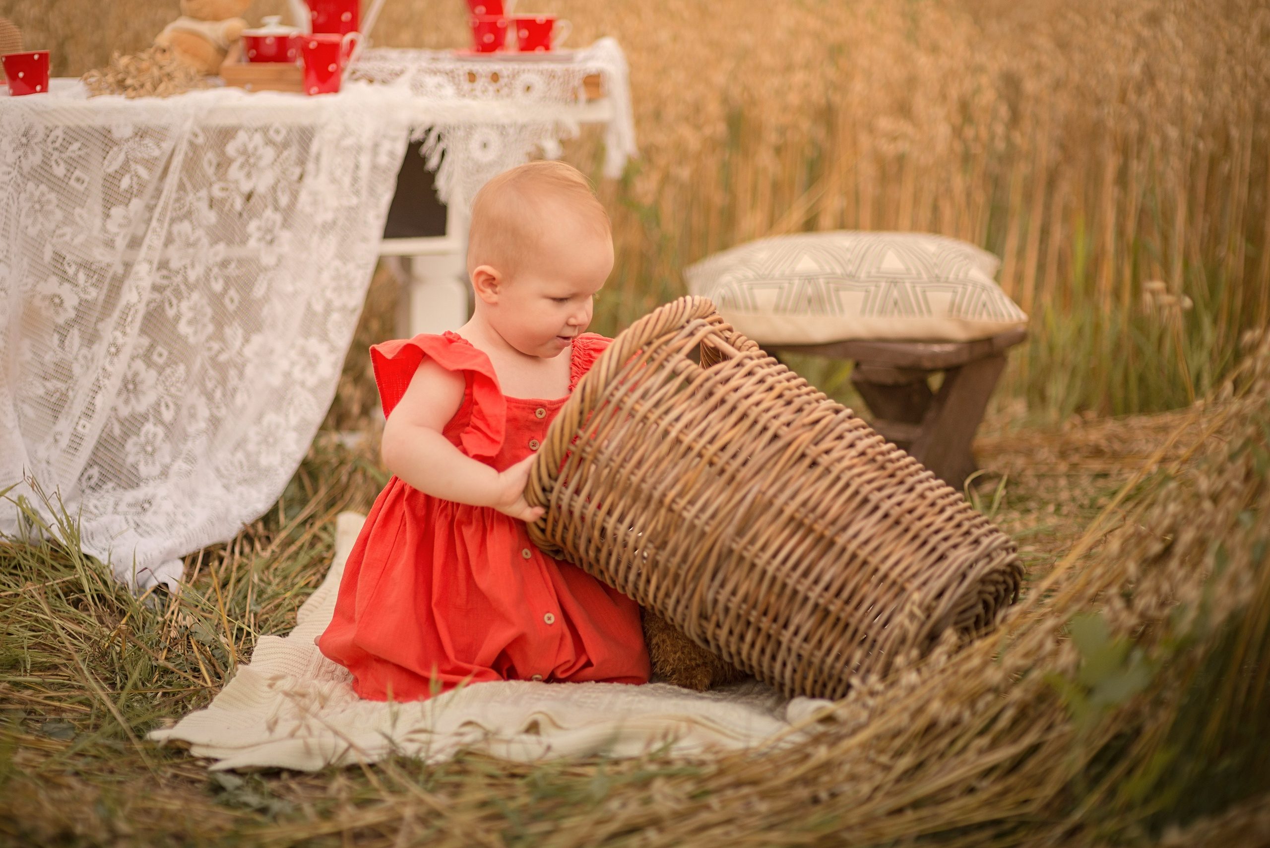 Чаепитие с медведем. Фотограф Москва — Серпухов — Таруса Ольга Кокеткина