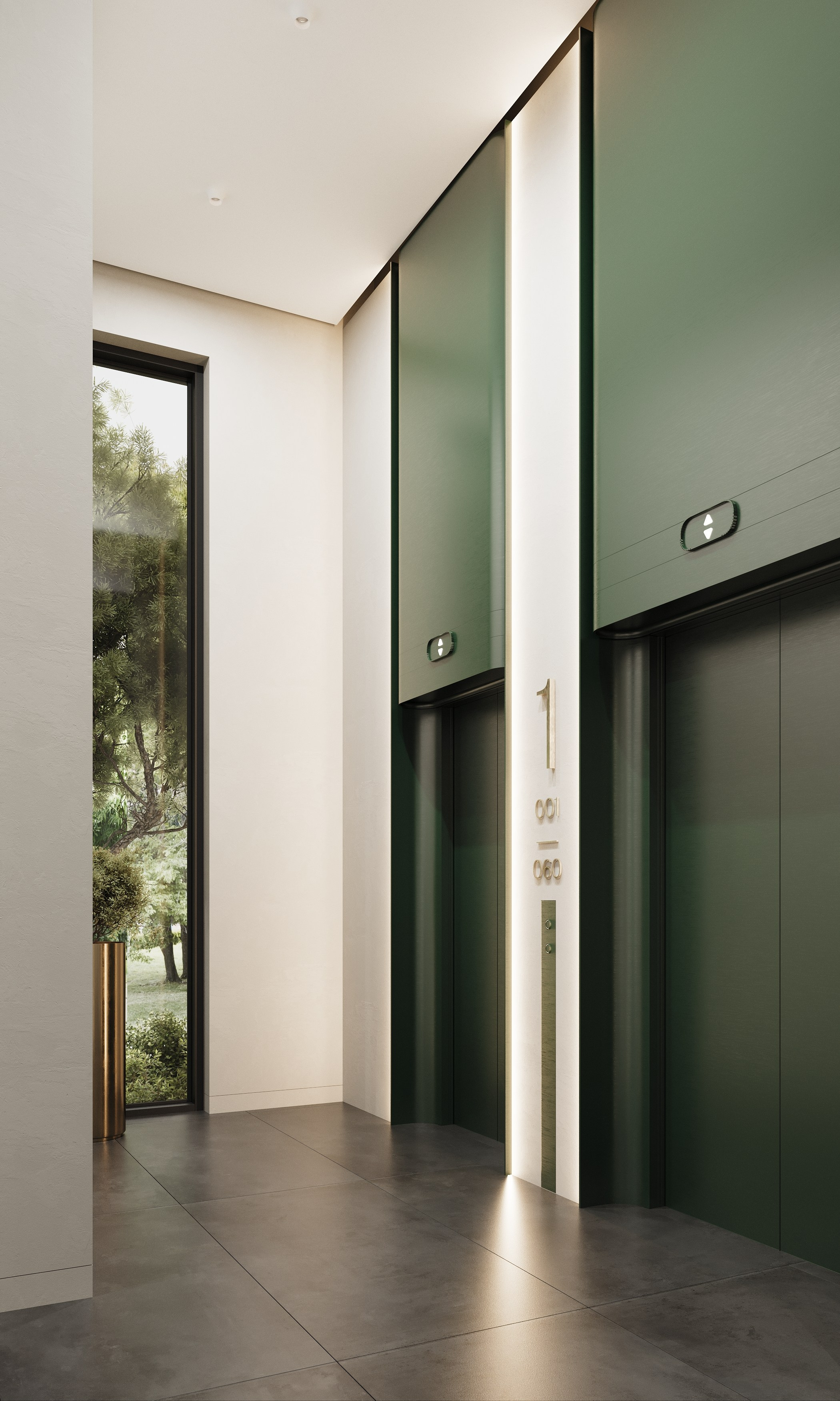 [Green] Common Areas Sochi | Balcon Studio. Середа Юлия | Визуализация