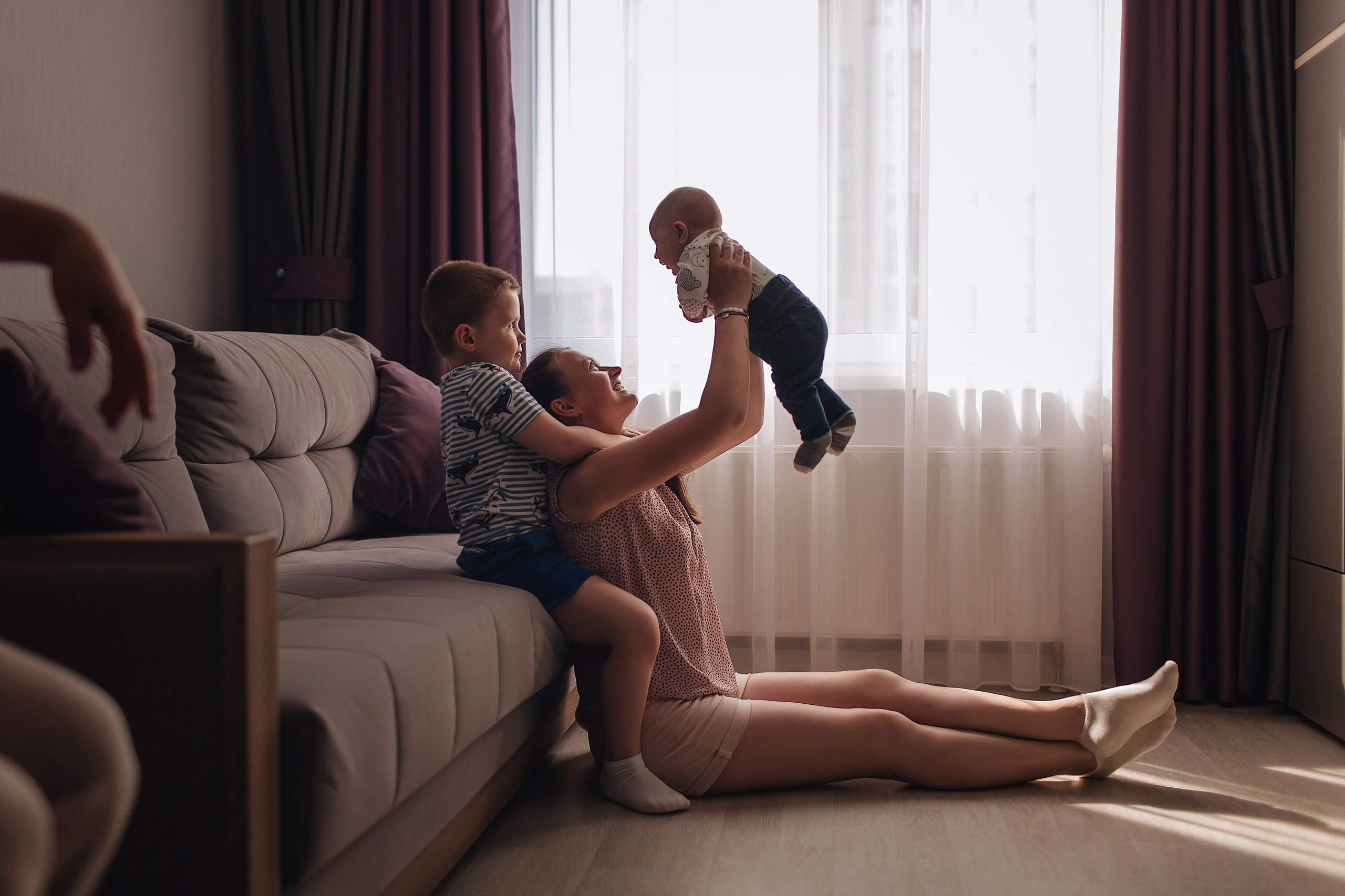 Четыре поколения. Домашнее. Свадебный и семейный фотограф Спб Бошман Ирина