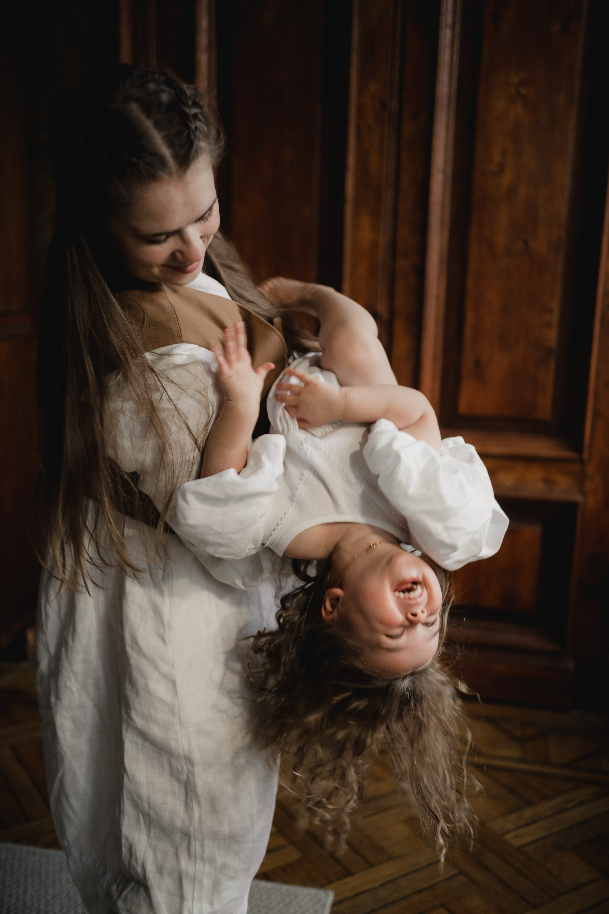 Винтажная фотосессия с дочкой. Семейный фотограф в Москве и в Домодедово Екатерина Патракова