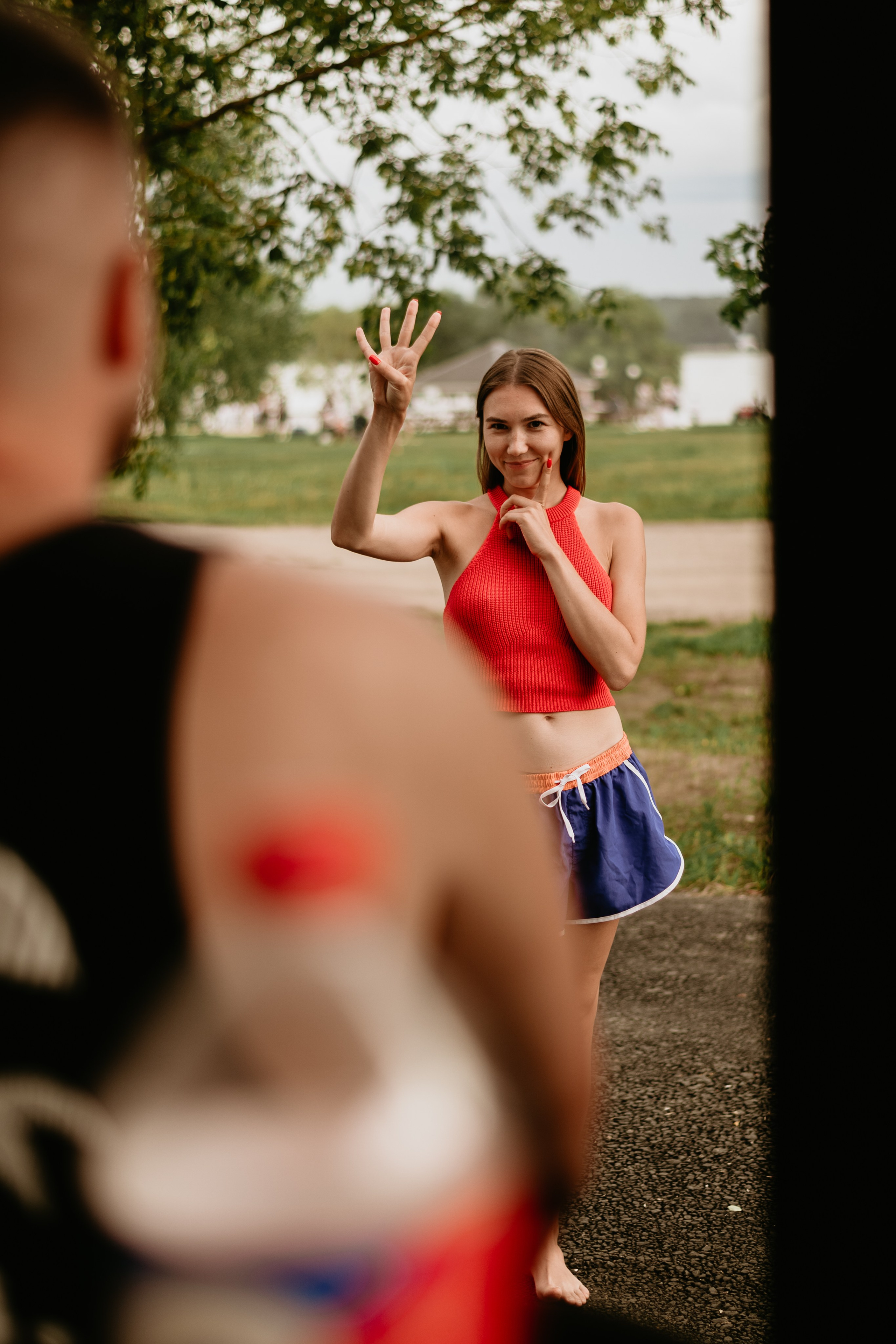 Репортаж со дня рождения на природе