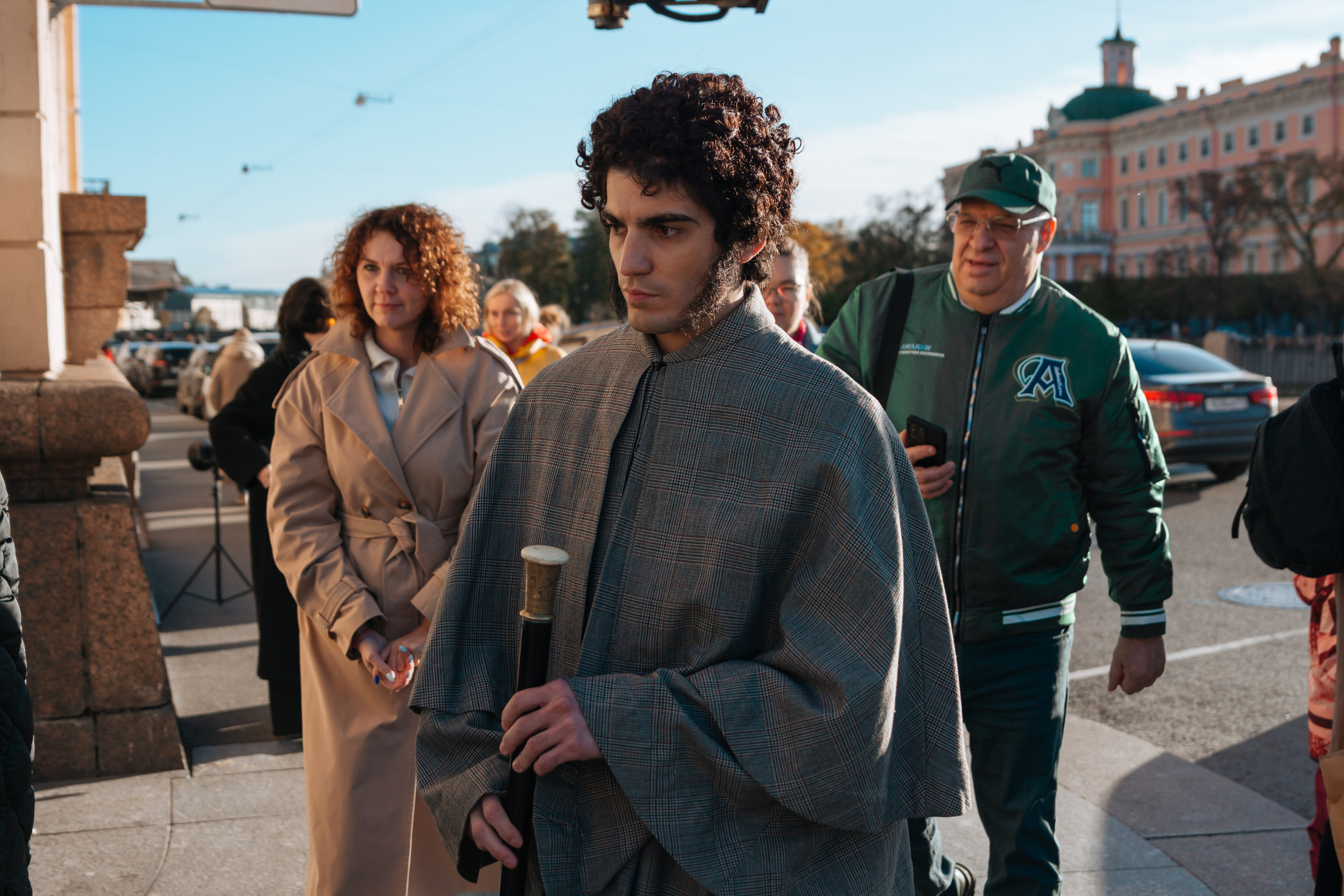 Пушкин в отеле «Оболенский». Съёмка ролика для конкурса. Портретный фотограф в Санкт-Петербурге Дмитриева Наталия