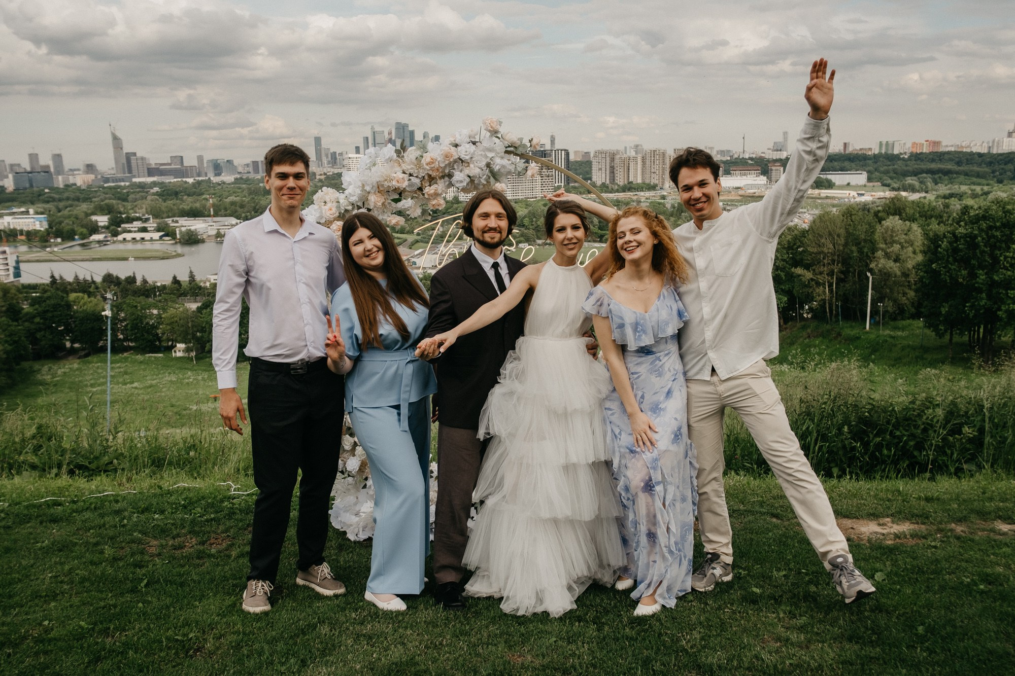 На высоте. Свадебный фотограф Александра Тюлякова