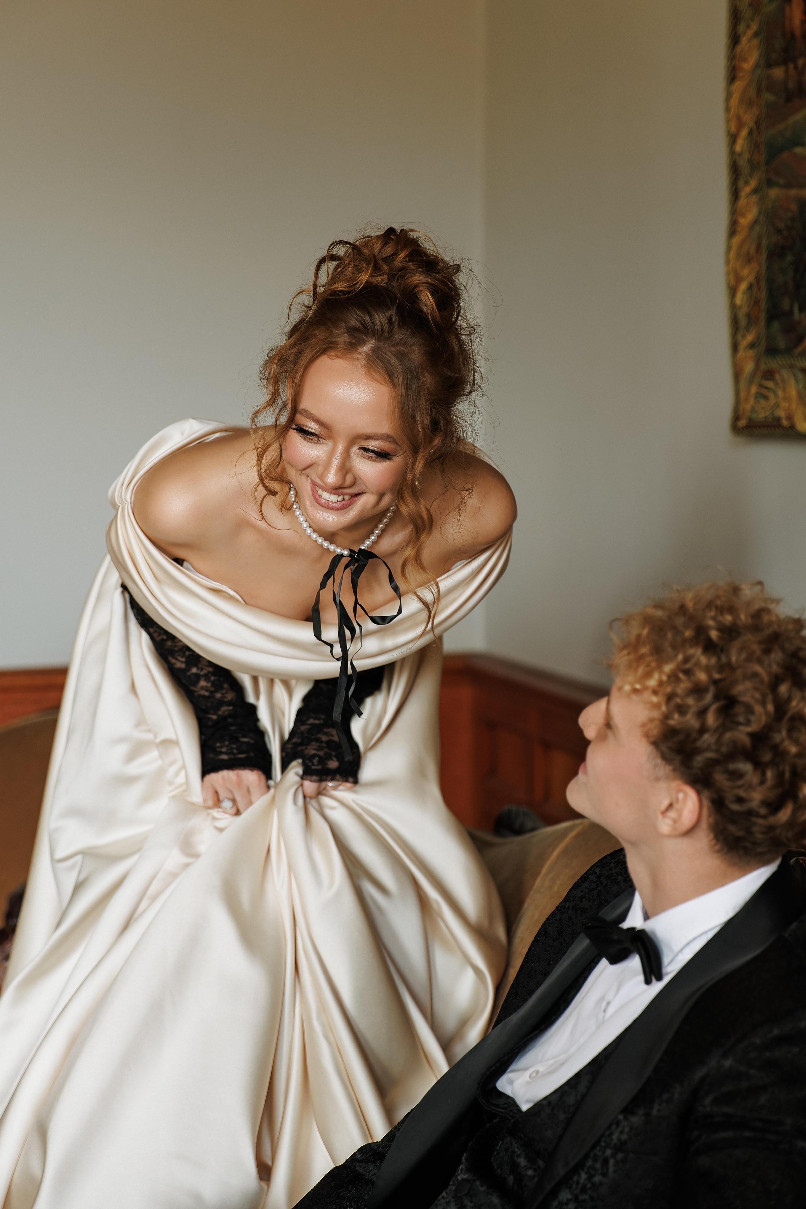 Свадебная фотосессия в студии. Свадебный и портретный фотограф в Санкт-Петербурге Анна Демьянова