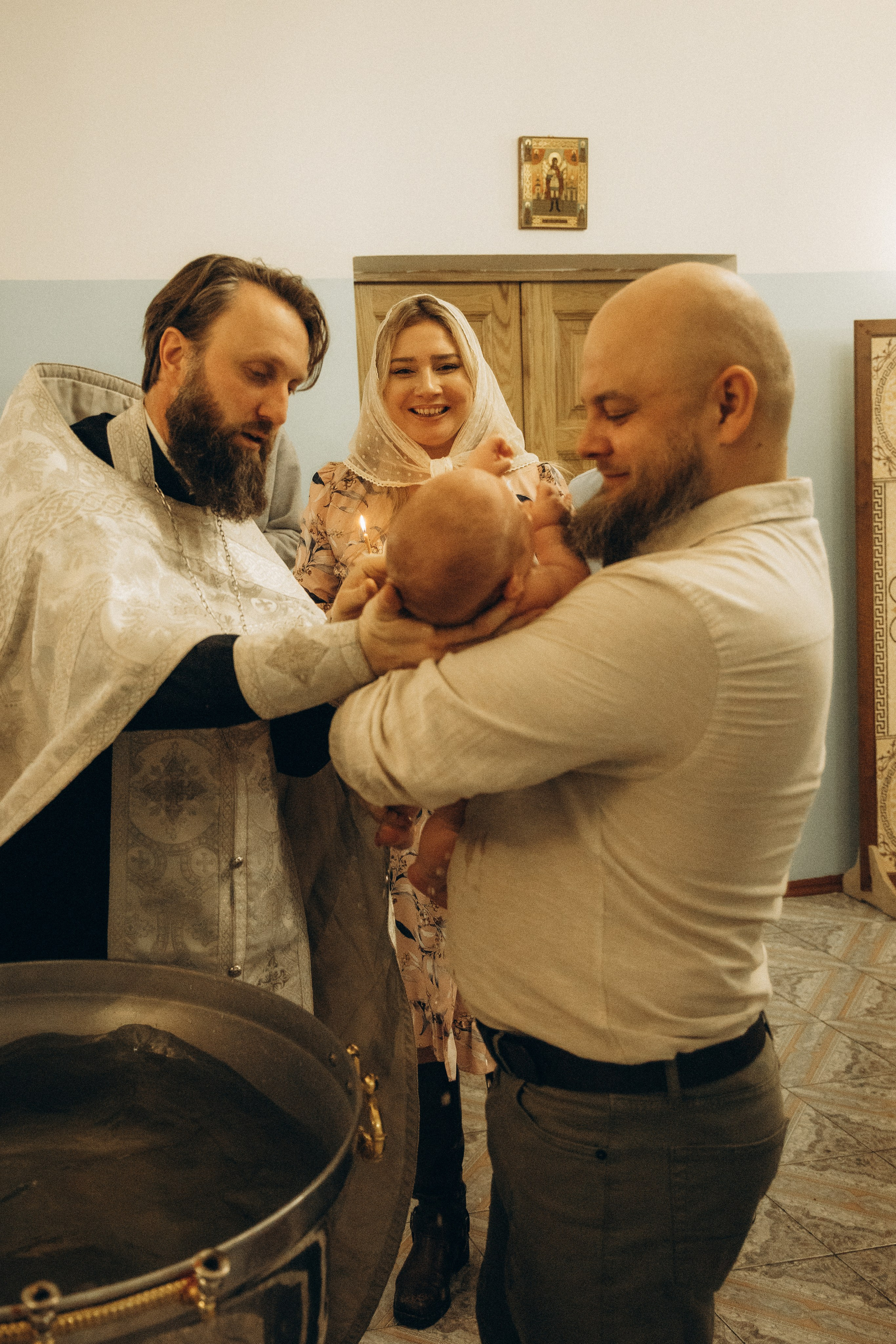 Таинство Крещения. Фотограф lifestylе в Москве Пшеничная Анастасия