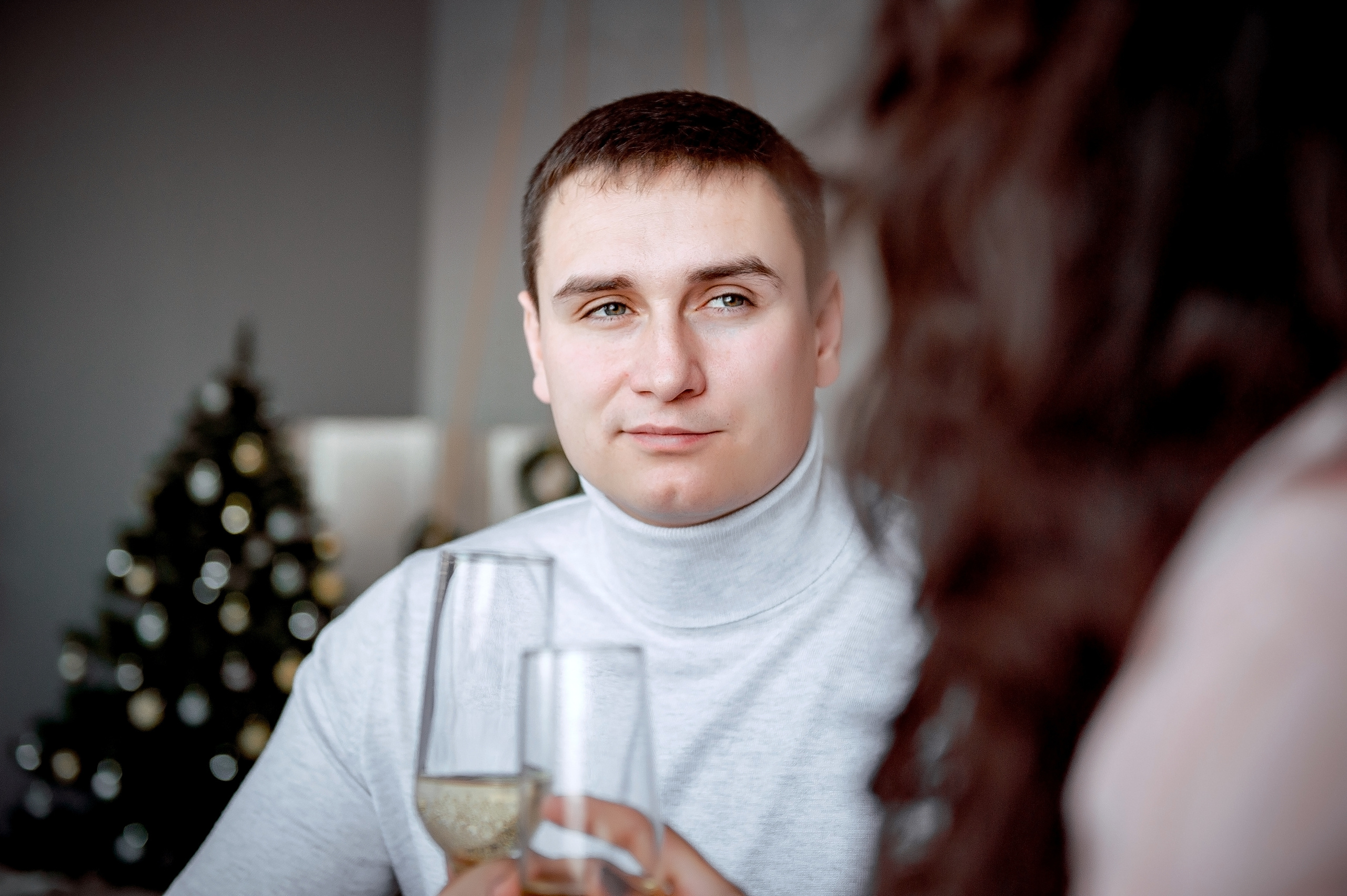 Love story фотосессия в фотостудии во Фрязино. Свадебный и семейный фотограф Виктория Носачёва. Щелково, Москва и МО