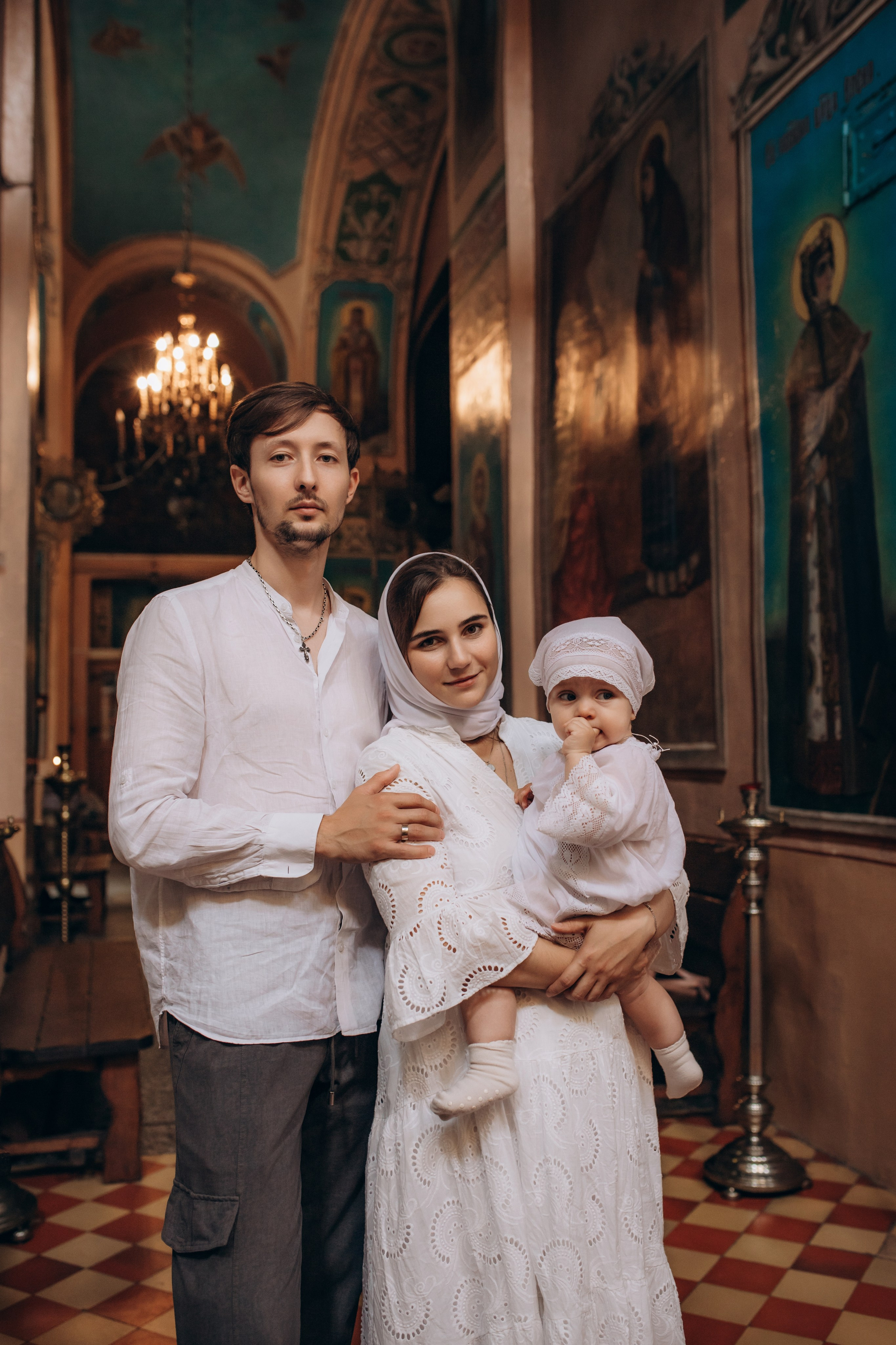 Крещение Христина. Семейный и домашний фотограф в Москве и МО Королева Валерия