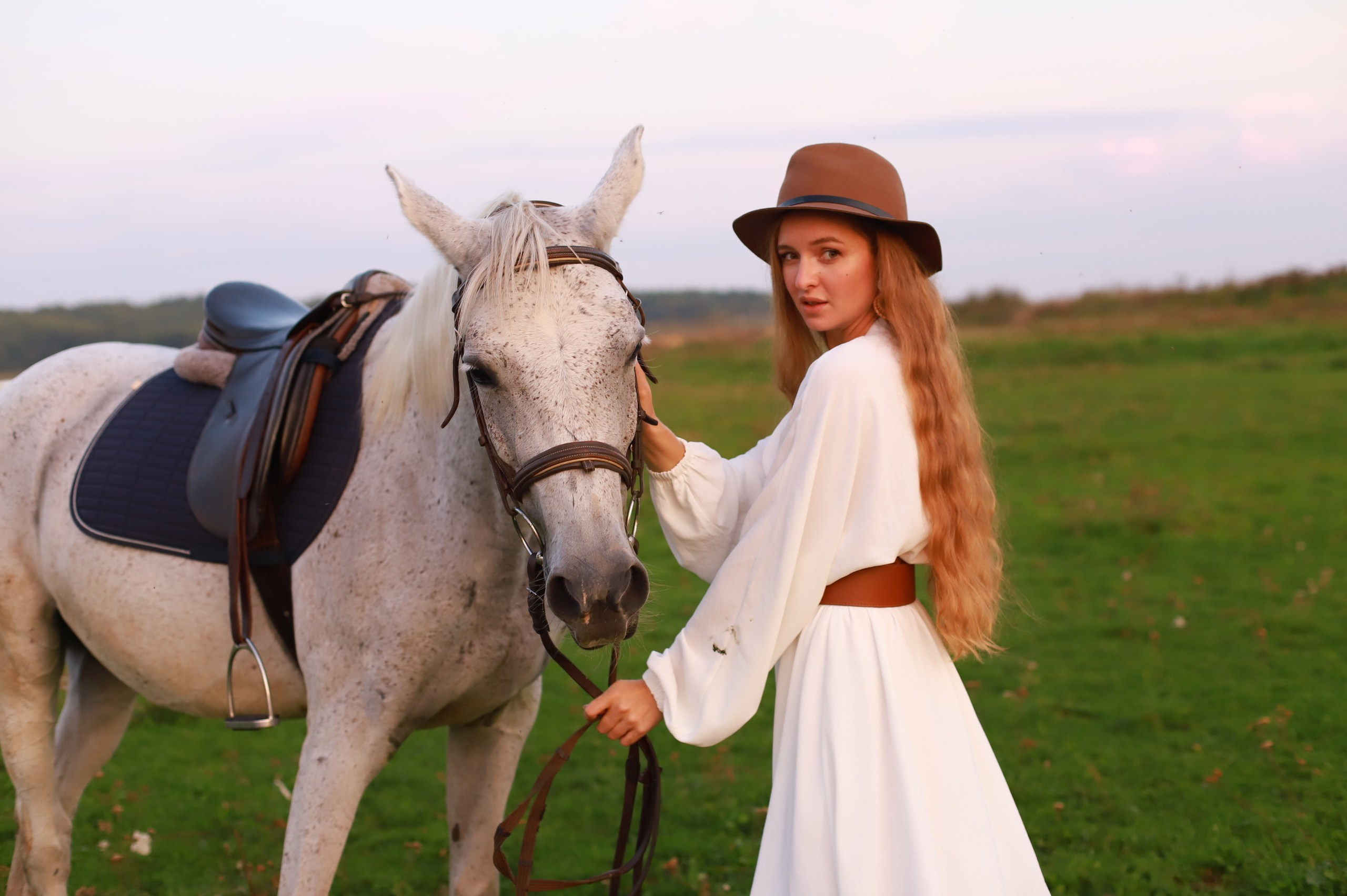 Снежана и Мышка (Закат). Женский и семейный фотограф в Санкт-Петербурге Любовь Малышева