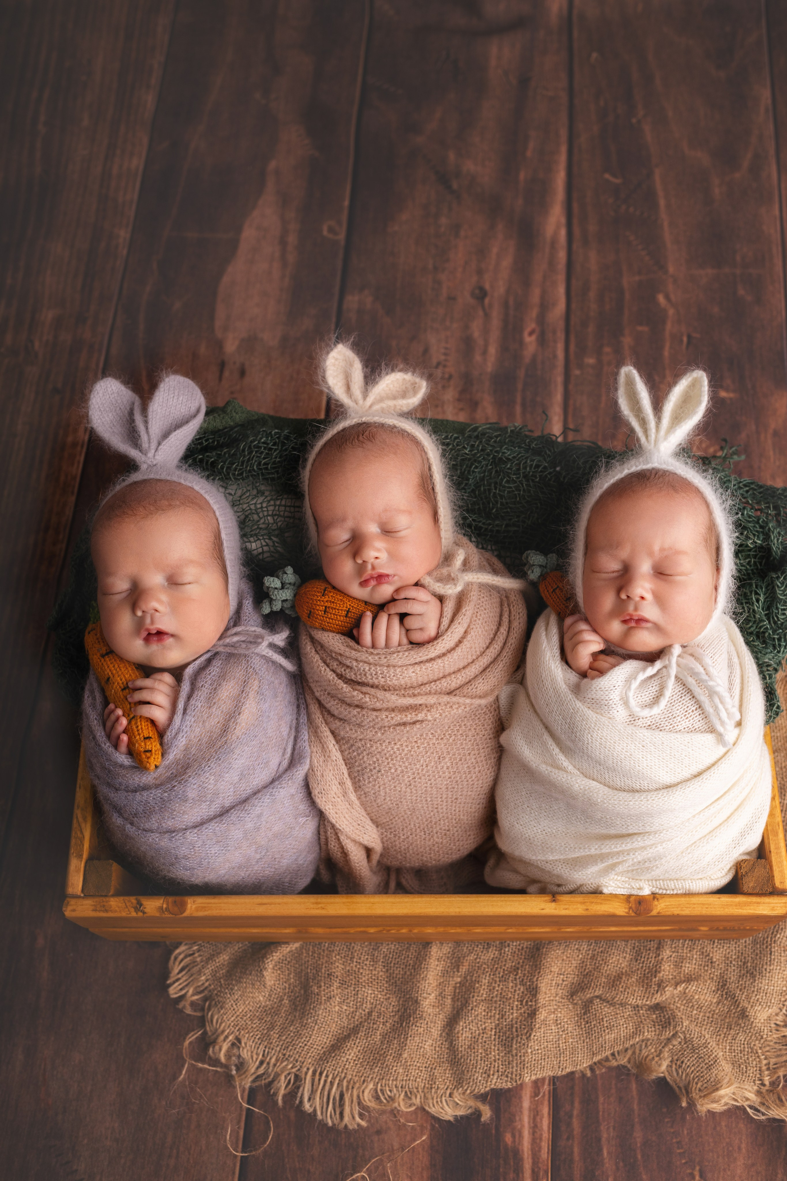 Фотосъемка двойни. Фотограф новорожденных малышей в Омске и Омской области Эльвира Камаева