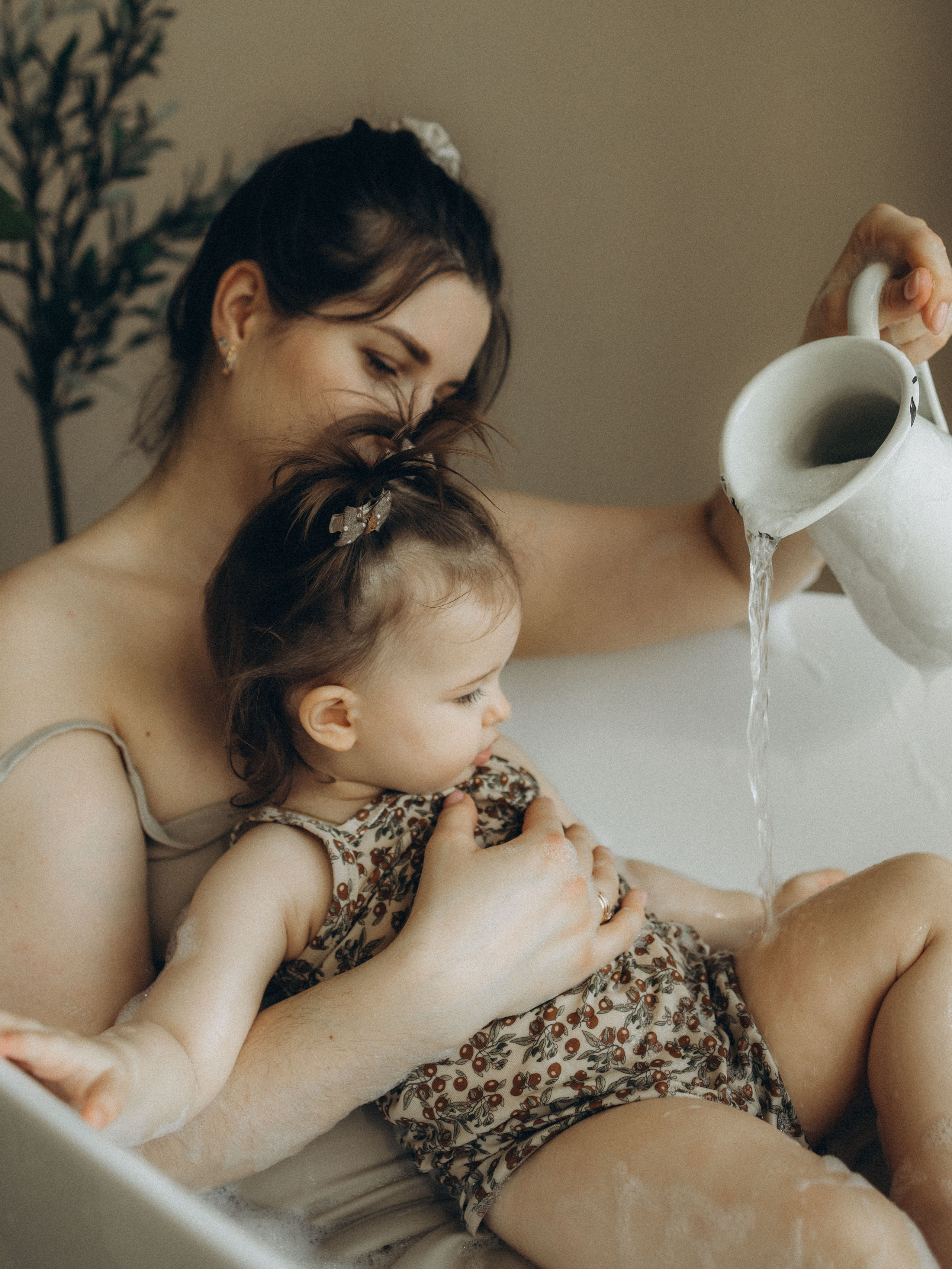 Пенная история. Мама и дочь. Фотограф Дарья Соколовская