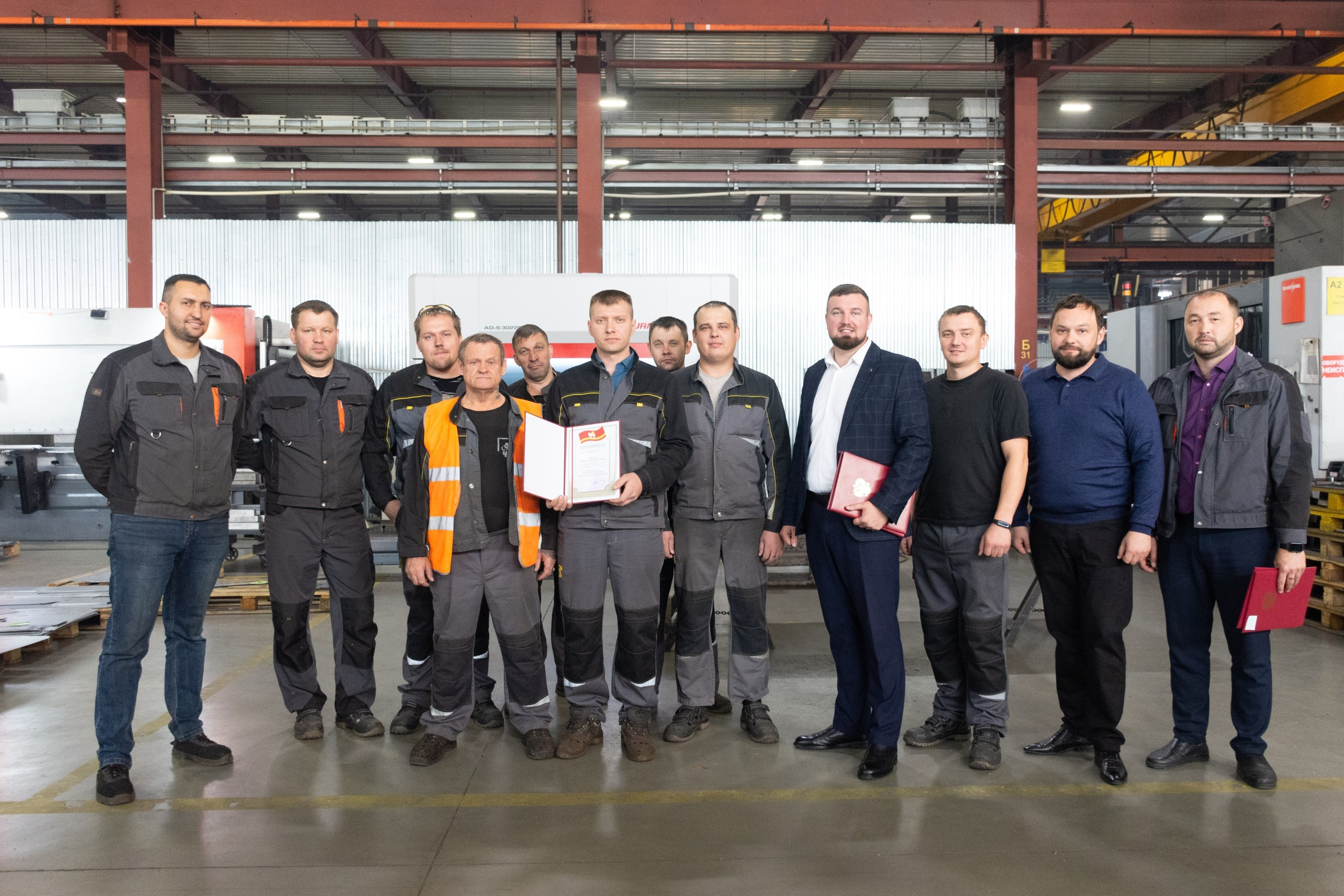 ЧКЗ Вручение благодарственных писем. Фотограф Максим Буряк