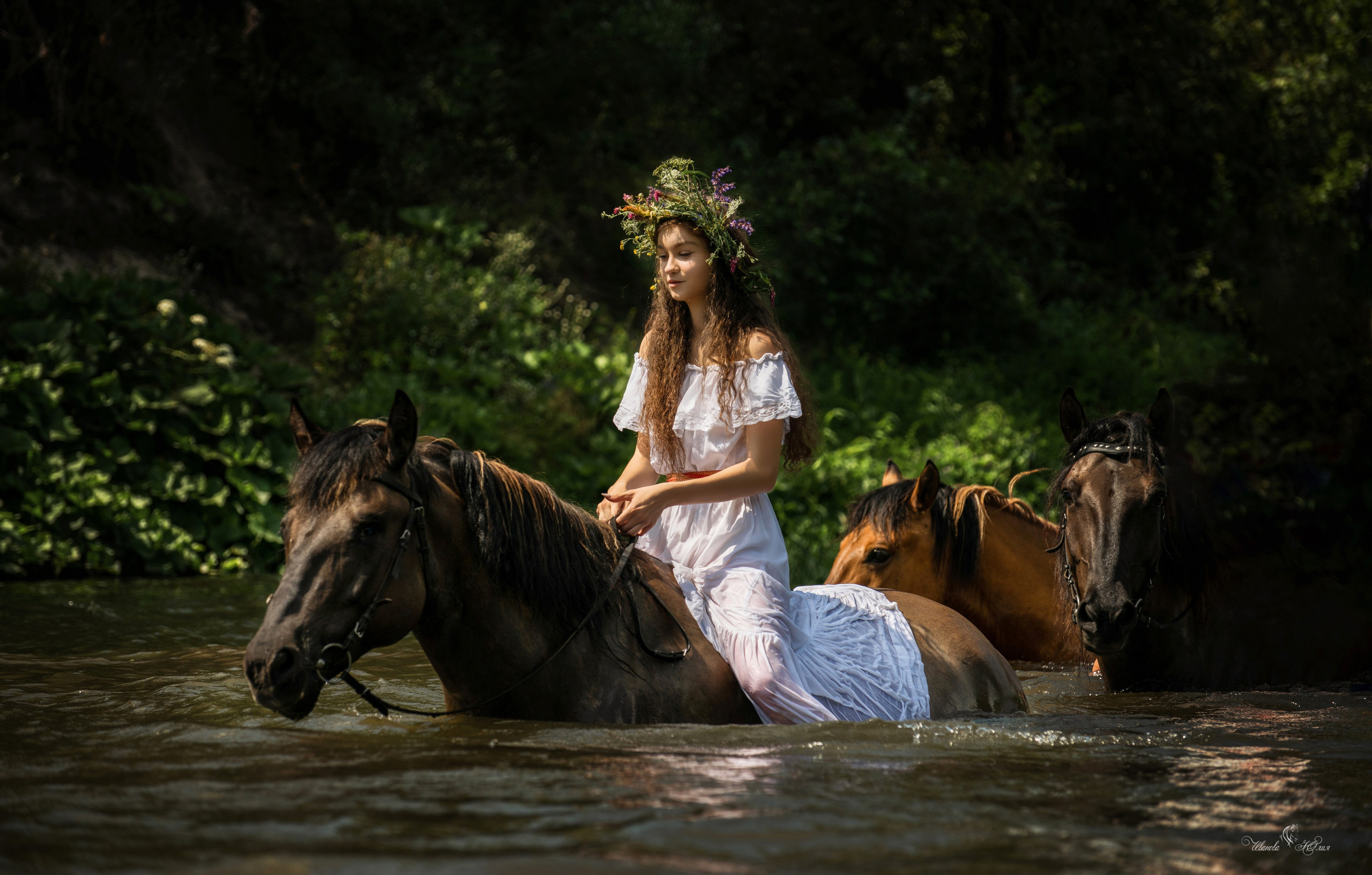 Купала в Родославном. Конный фотограф в Саратове Юлия Иванова