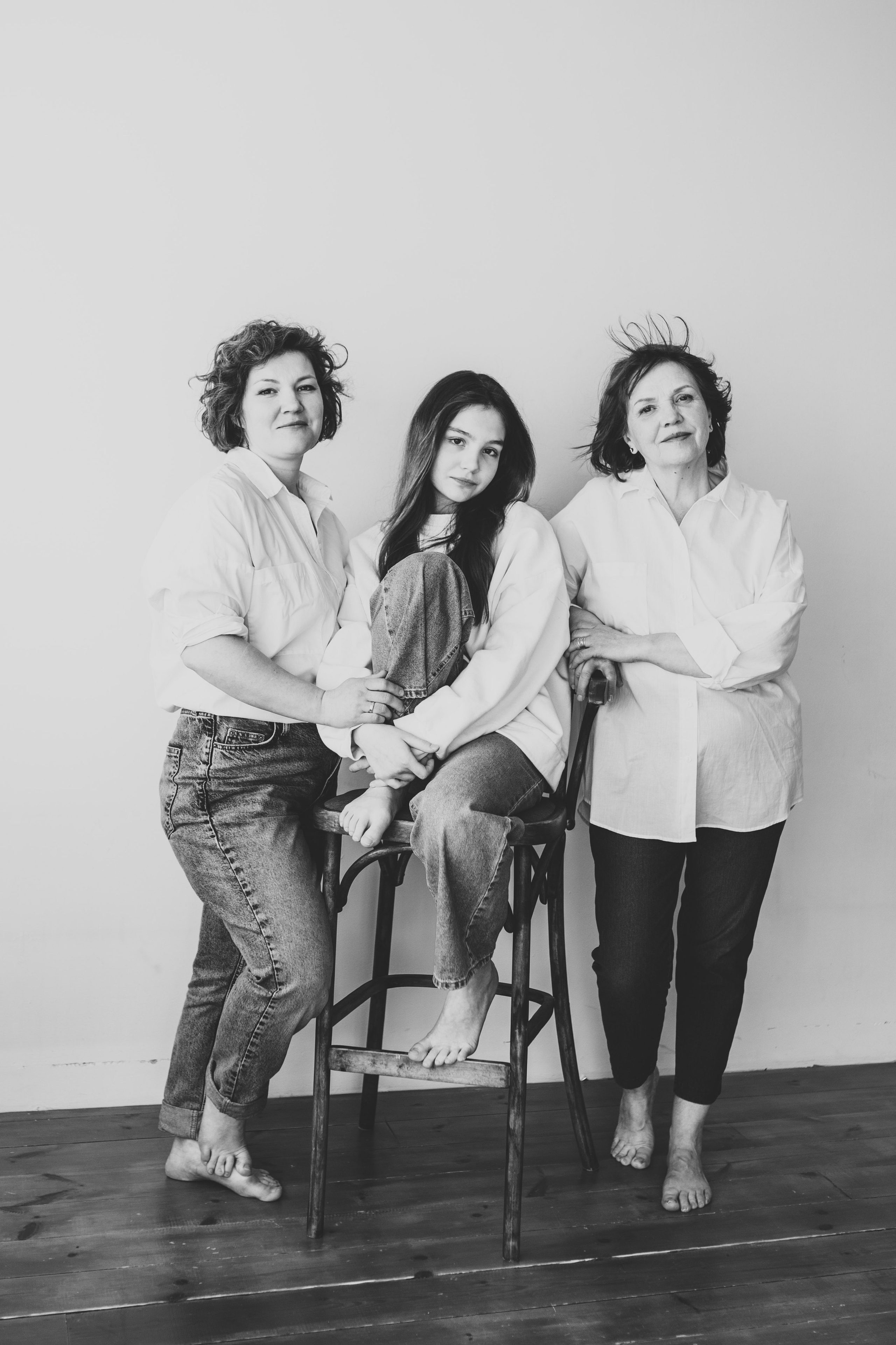 Связь поколений — портреты в студии