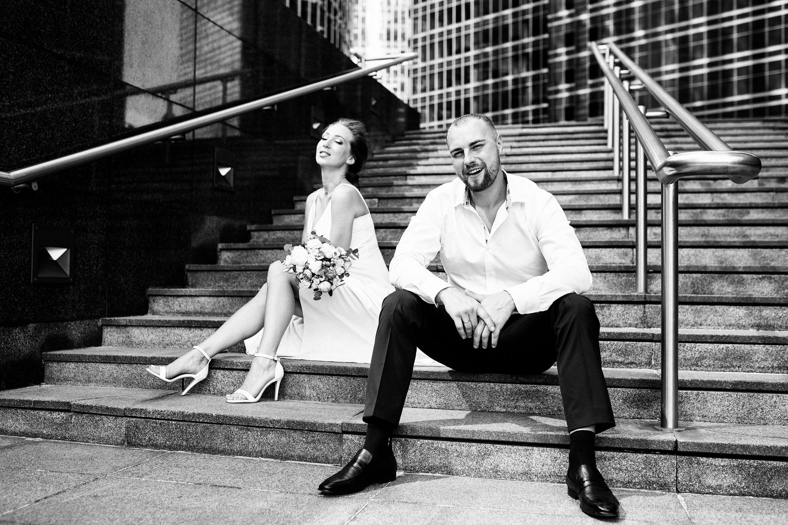 Свадьба в Сити. Портретный фотограф в Москве Мария Варлей