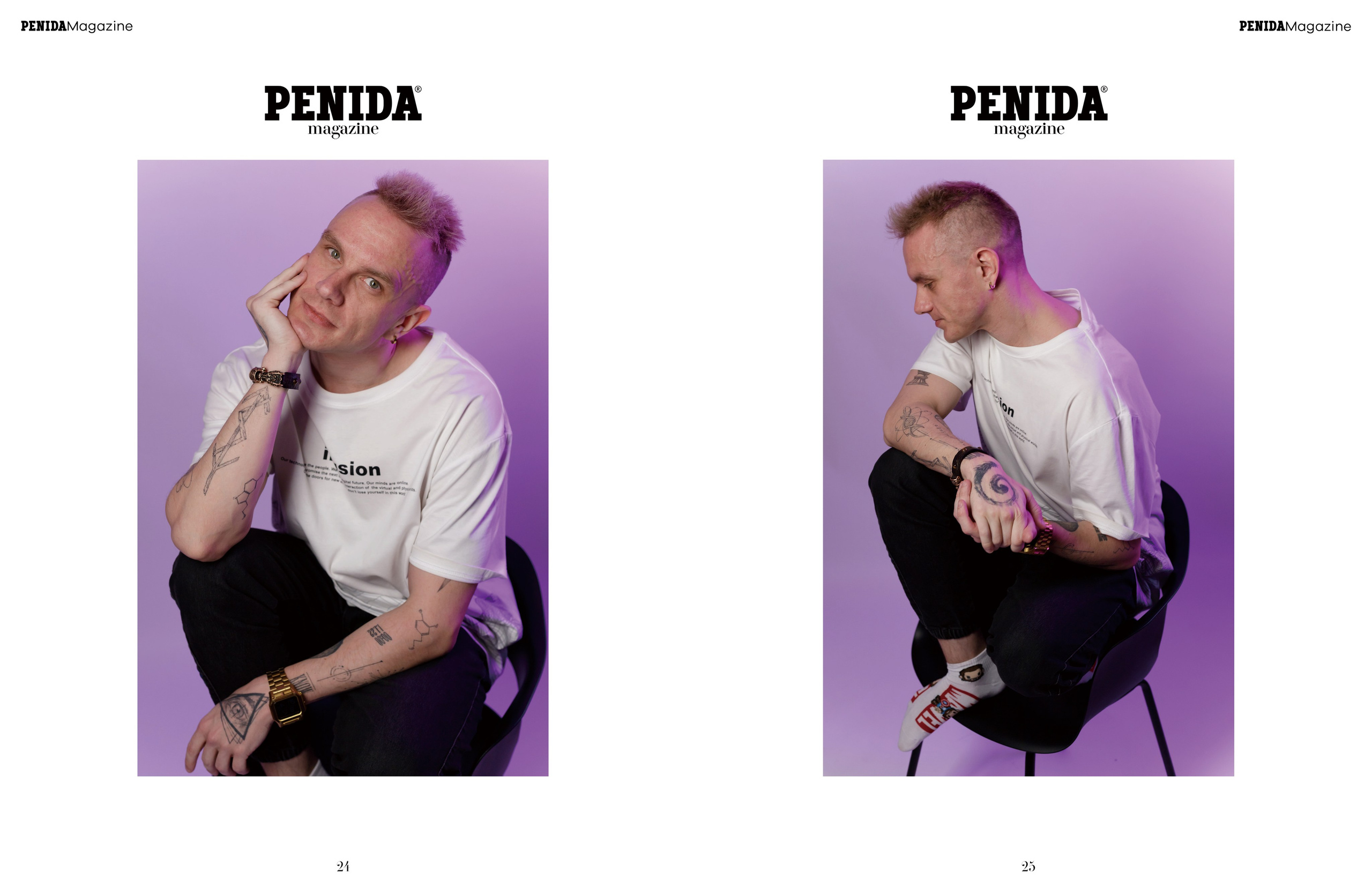 Публикация в журнале PENIDA Magazine (Франция). Фотограф в Тюмени Даша Михнова. Портреты, фотопроекты, фотодни