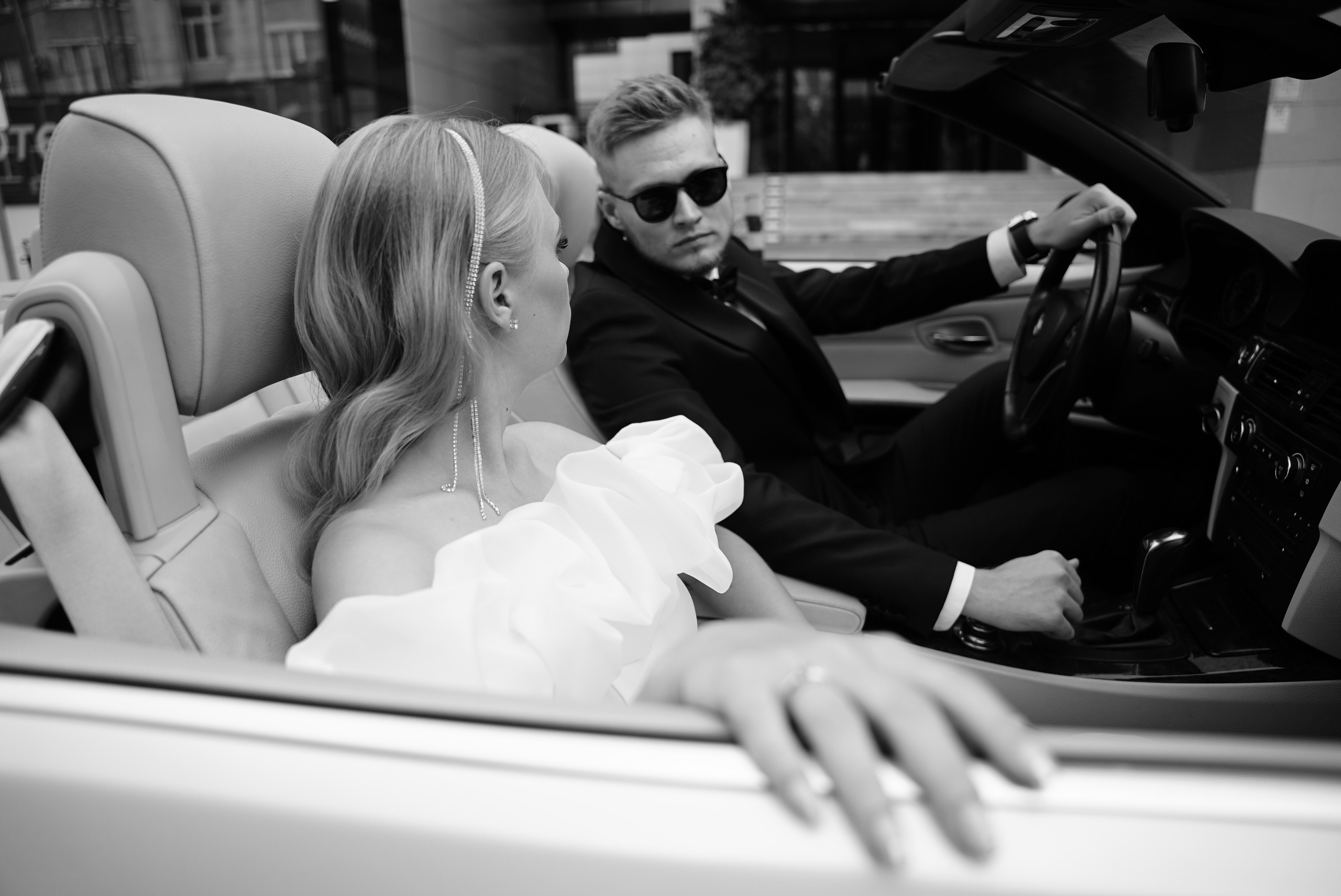 Никита и Галина чб. Свадебный фотограф в Самаре Анна Ковалева