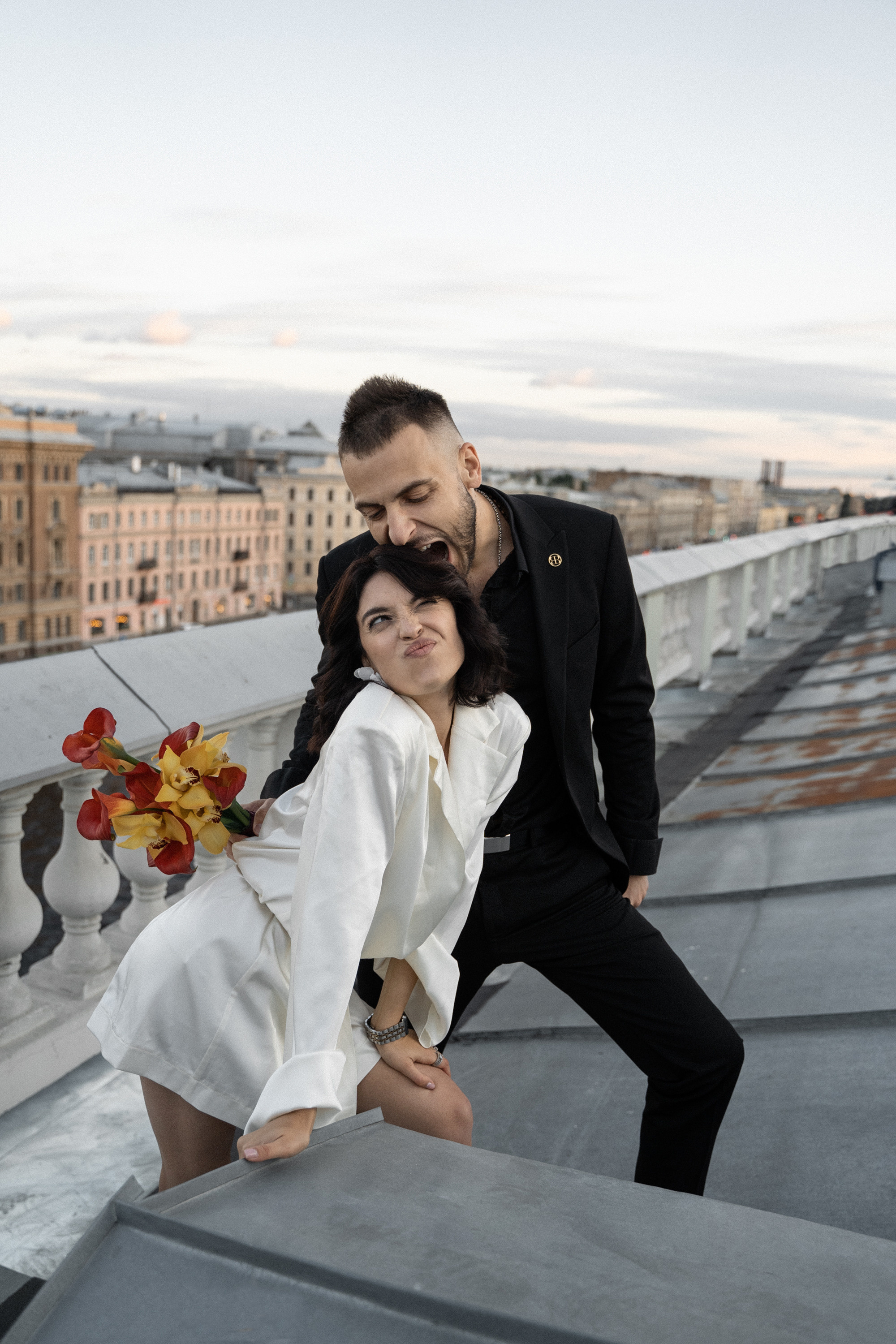 Любовь на крыше. Свадебный фотограф Ульяновск Яшонова Марина