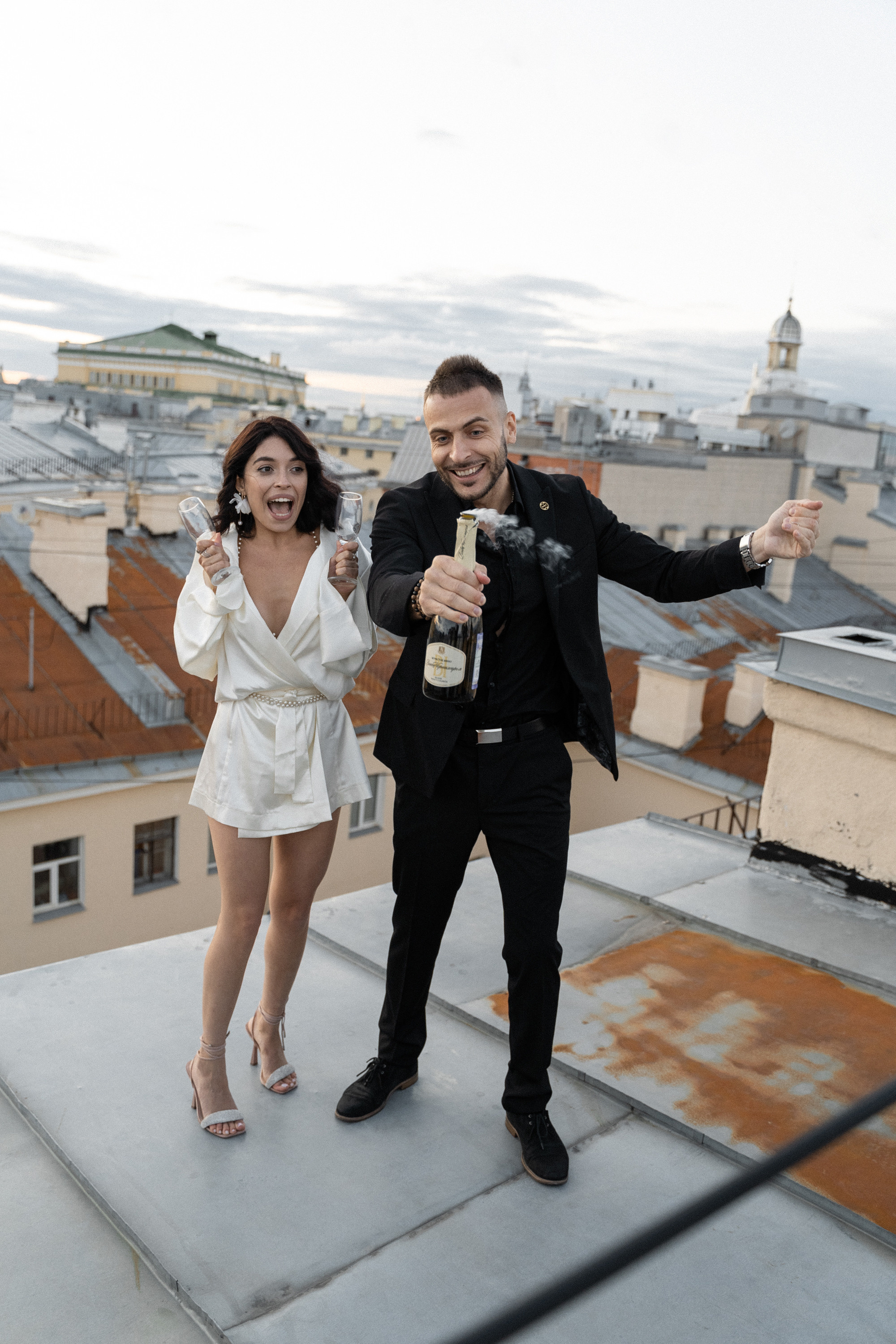 Любовь на крыше. Свадебный фотограф Ульяновск Яшонова Марина