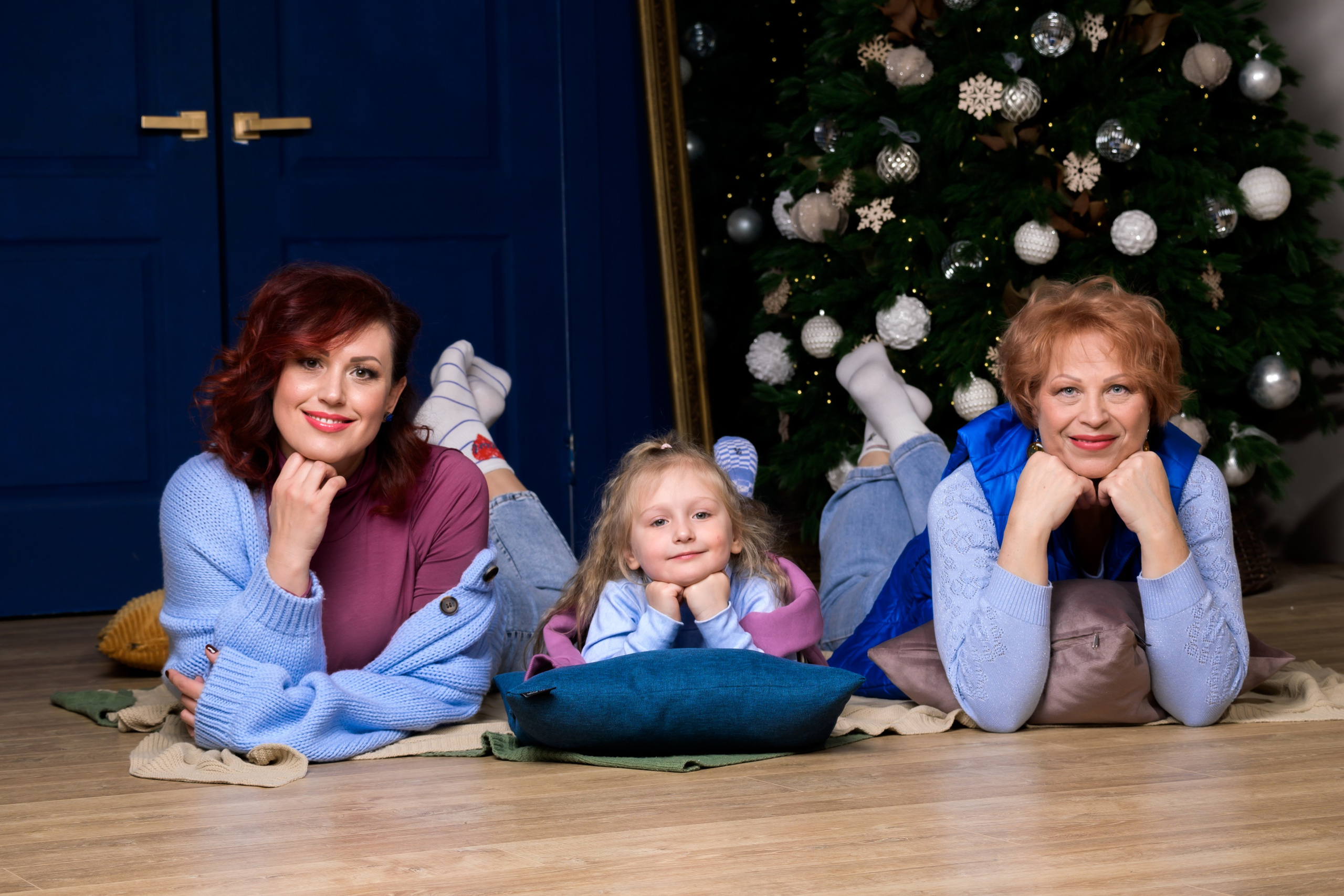 Olya and the family. Fotograf Dmitrii Donets