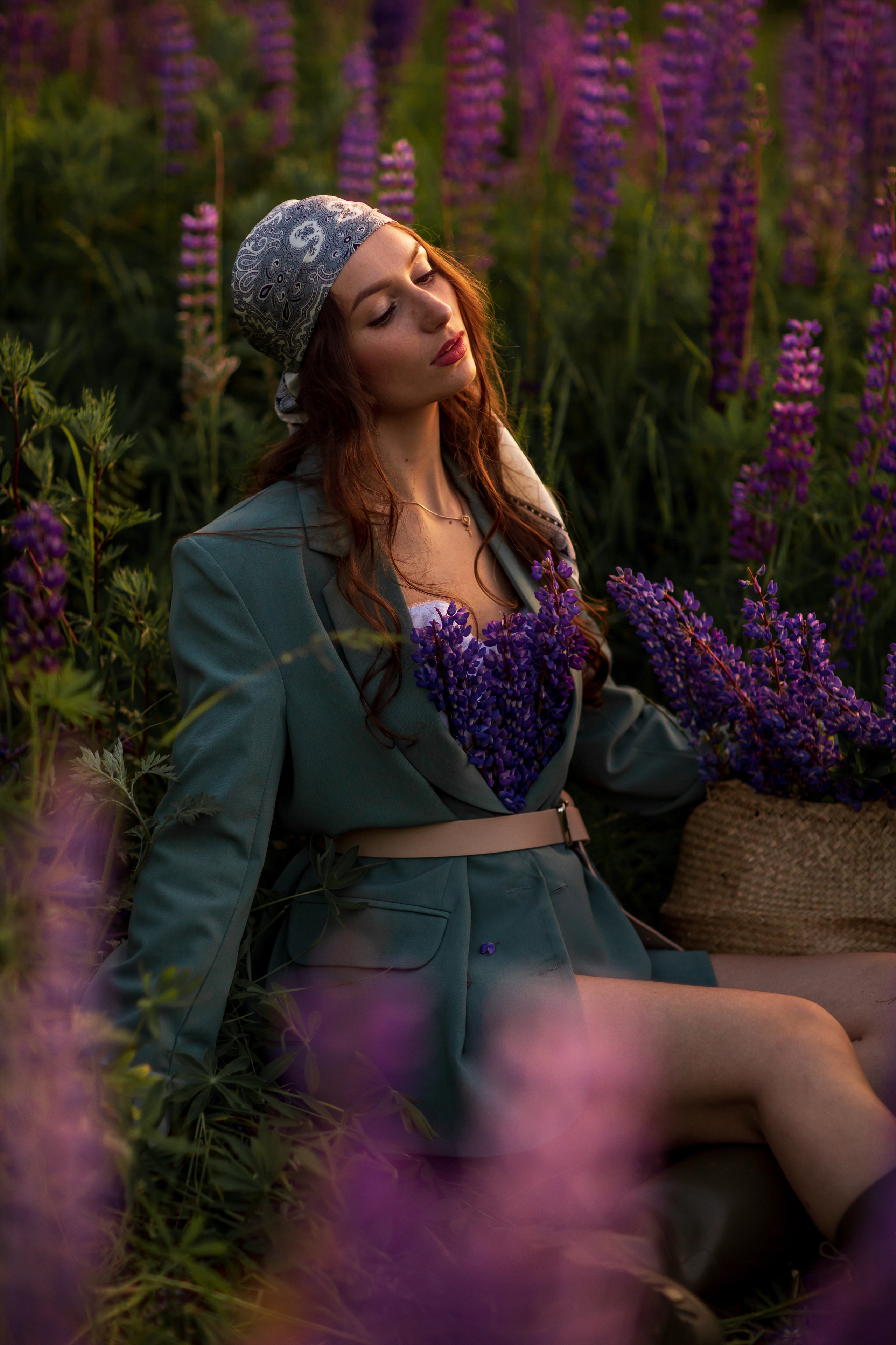 Люпиновая романтика. Детский и семейный фотограф в Санкт-Петербурге Алтухова Ольга