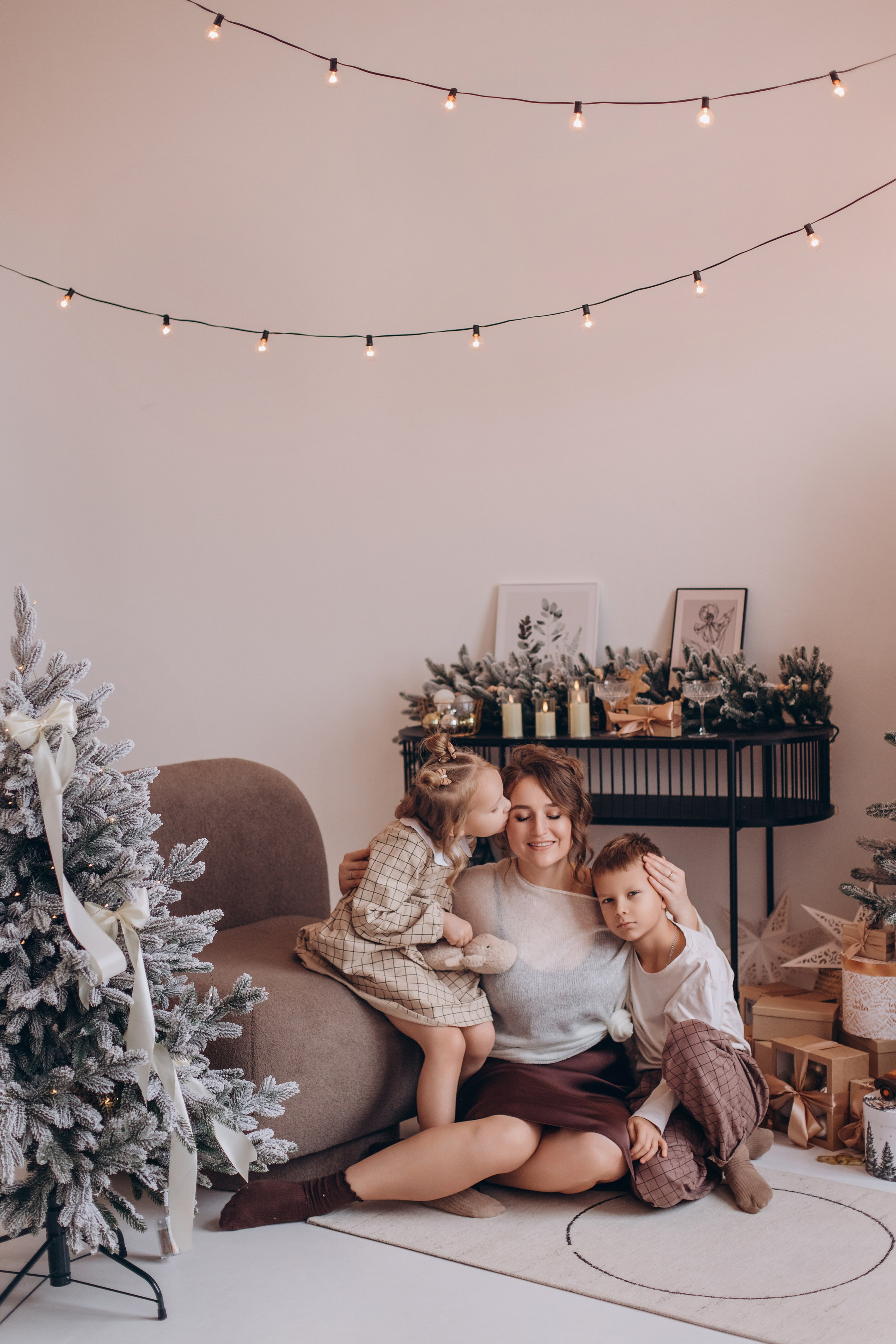 Новогодняя история для семьи Тищенко. Валентина Удалая — семейный и портретный фотограф в Брянске