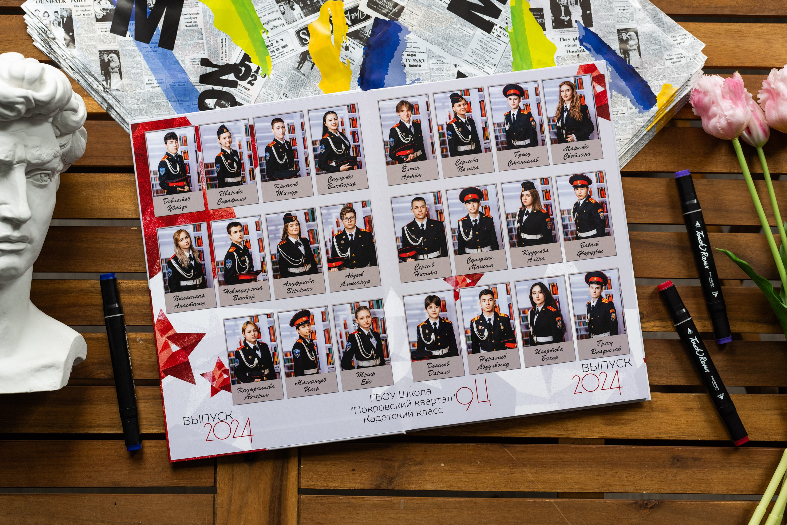 Дизайн кадетам. Выпускные альбомы в Подольске Москве и МО